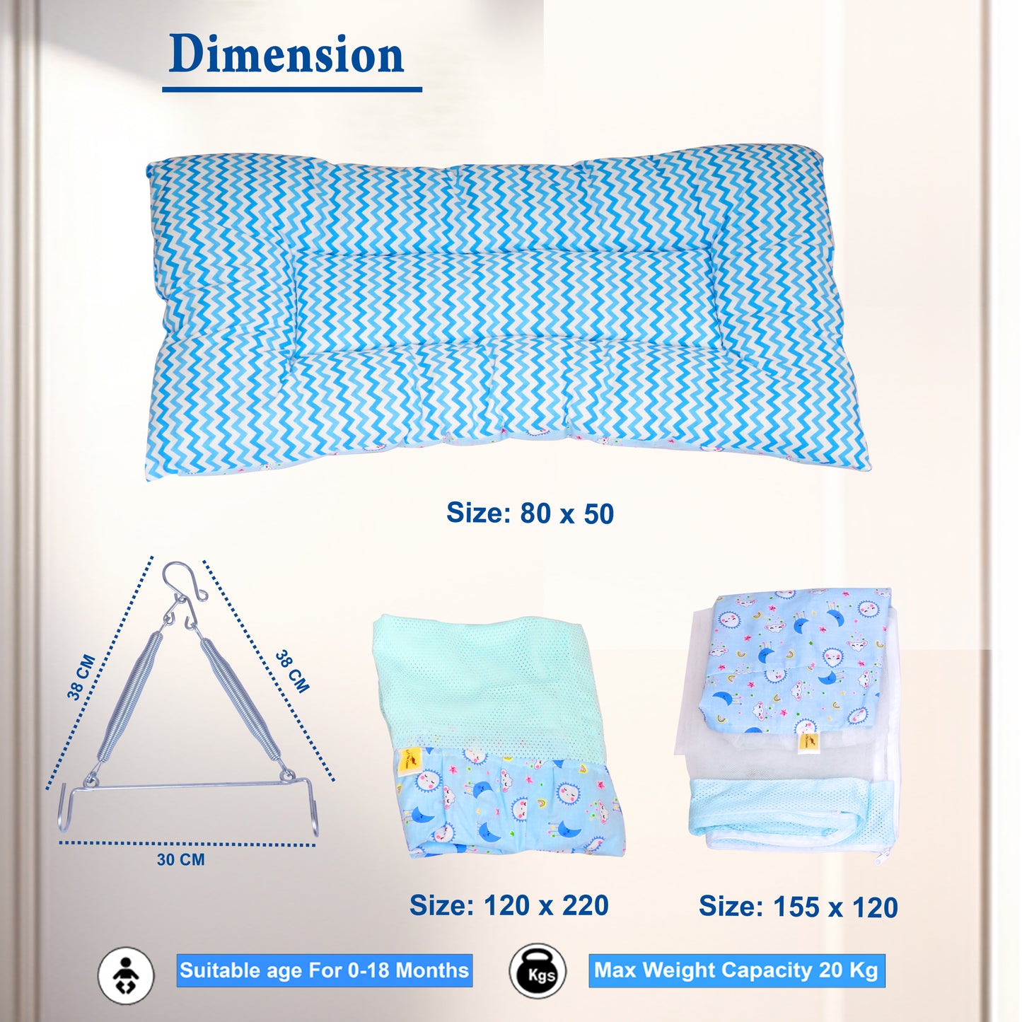 Little chime comfy bed cradle combo