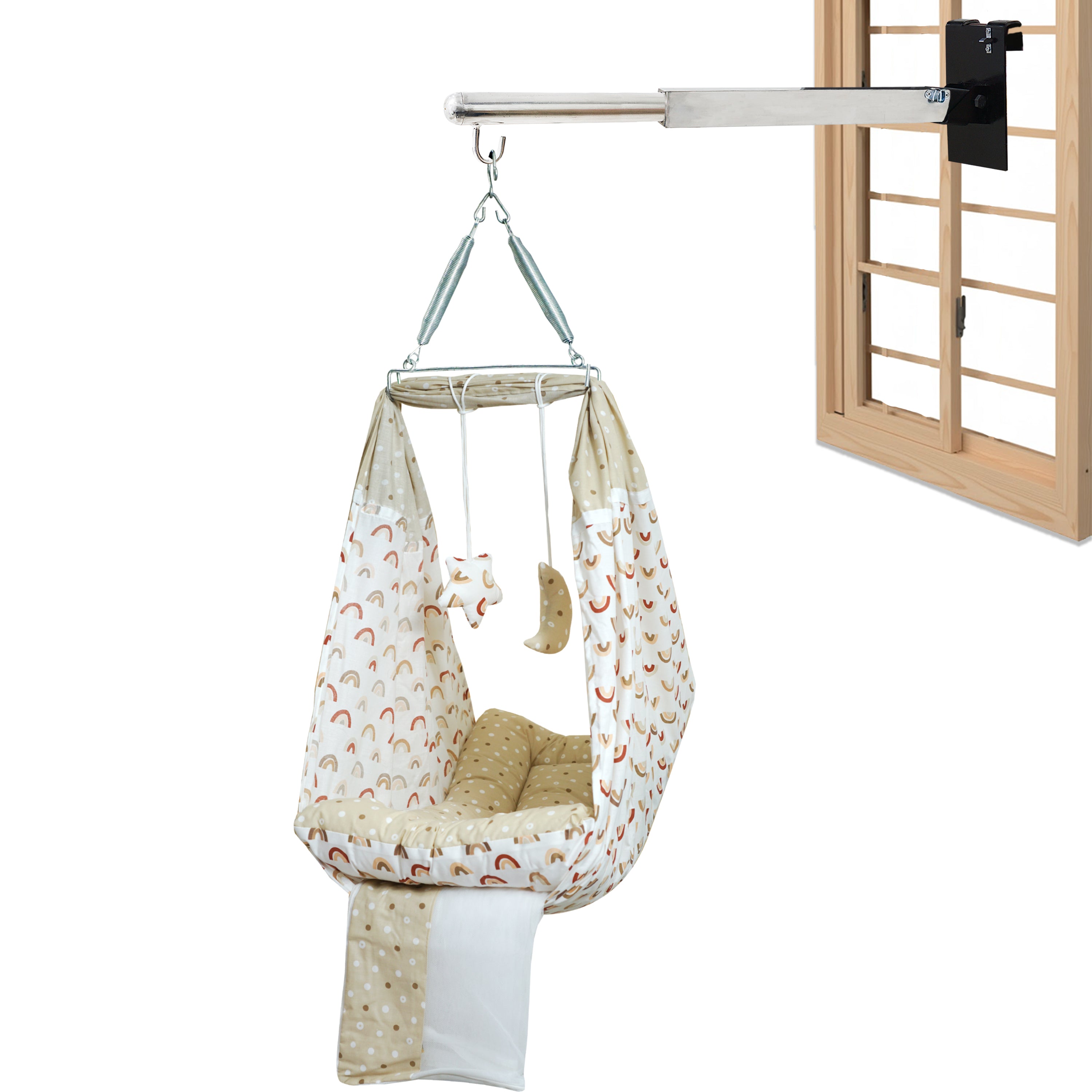 Foldable Hanger & Bed Cradle Combo