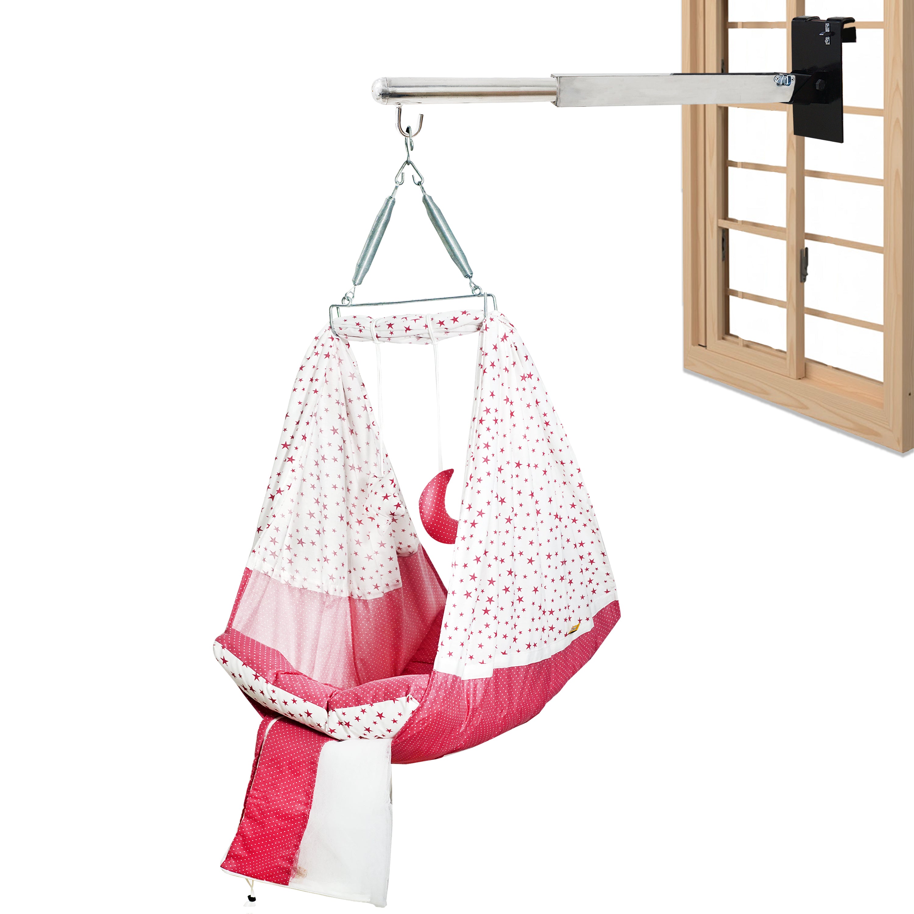 Foldable Hanger & Bed Cradle Combo