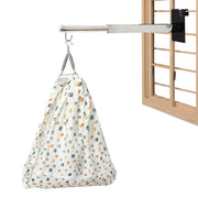 Foldable Hanger & Muslin Cradle Cloth Combo