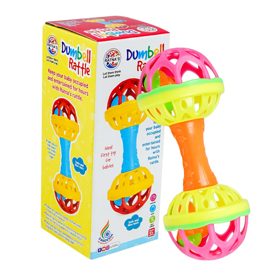 Dumbbell Rattle Size 8 Inches
