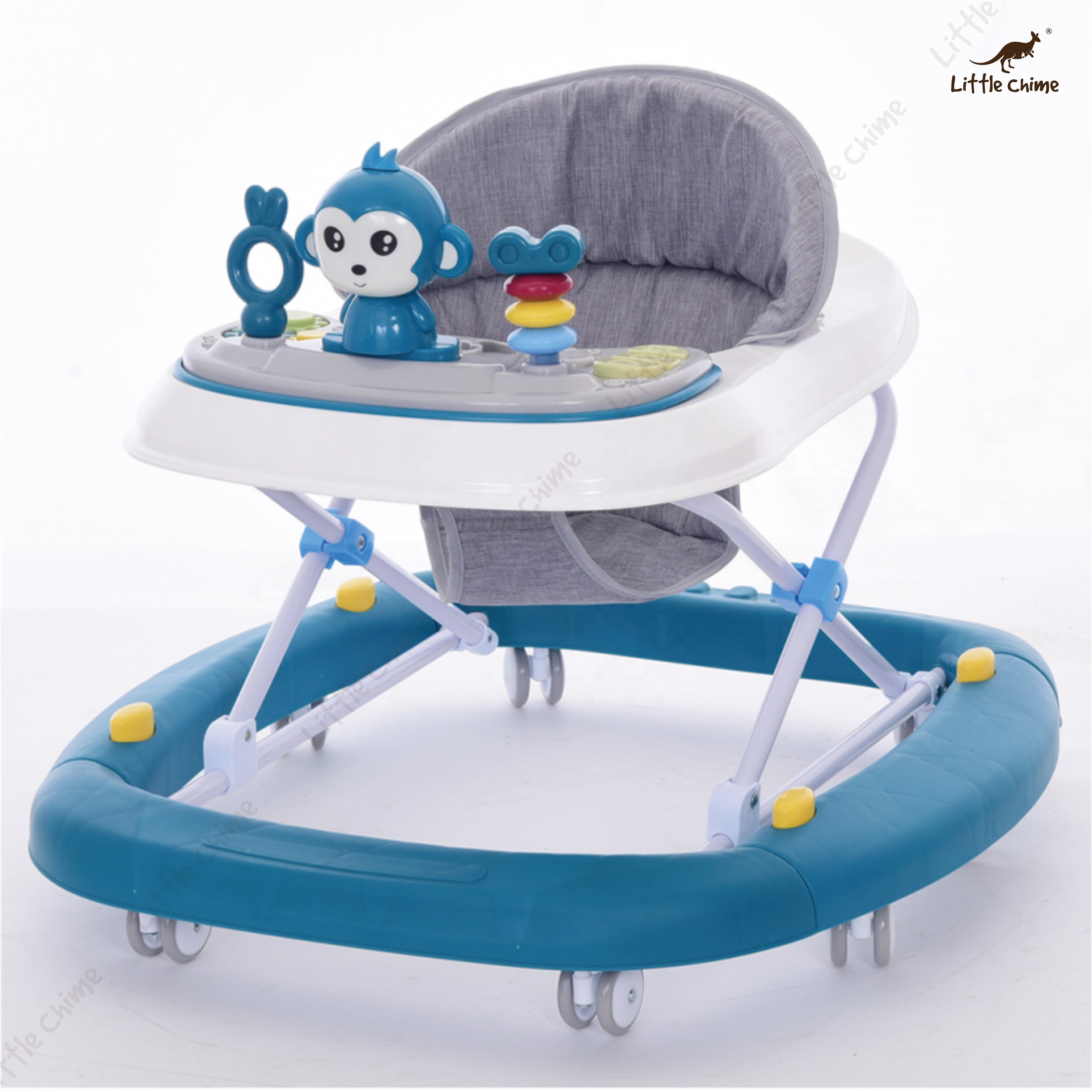 Cute Monkey Theme Baby Walker