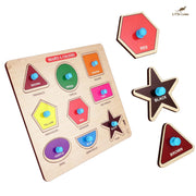 Shape and Color Wooden Puzzle