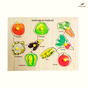 Wooden Puzzles for Kids with Knob