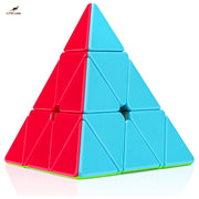 Mirror Silver and Gold Stickerless Magic Speed Cube