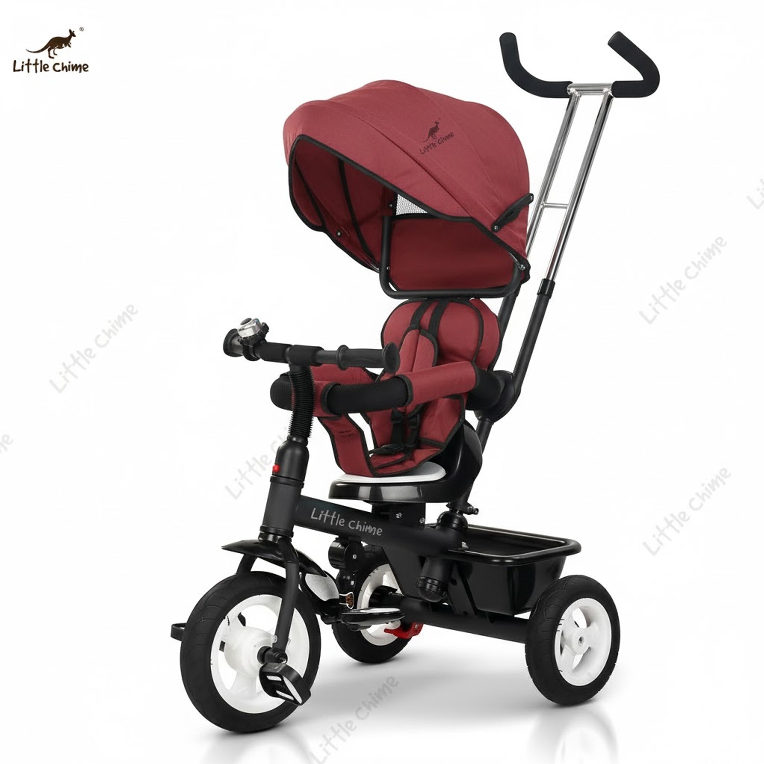 Tricycle with Parental Push Handle
