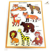 Wooden Multi Color 8 Set