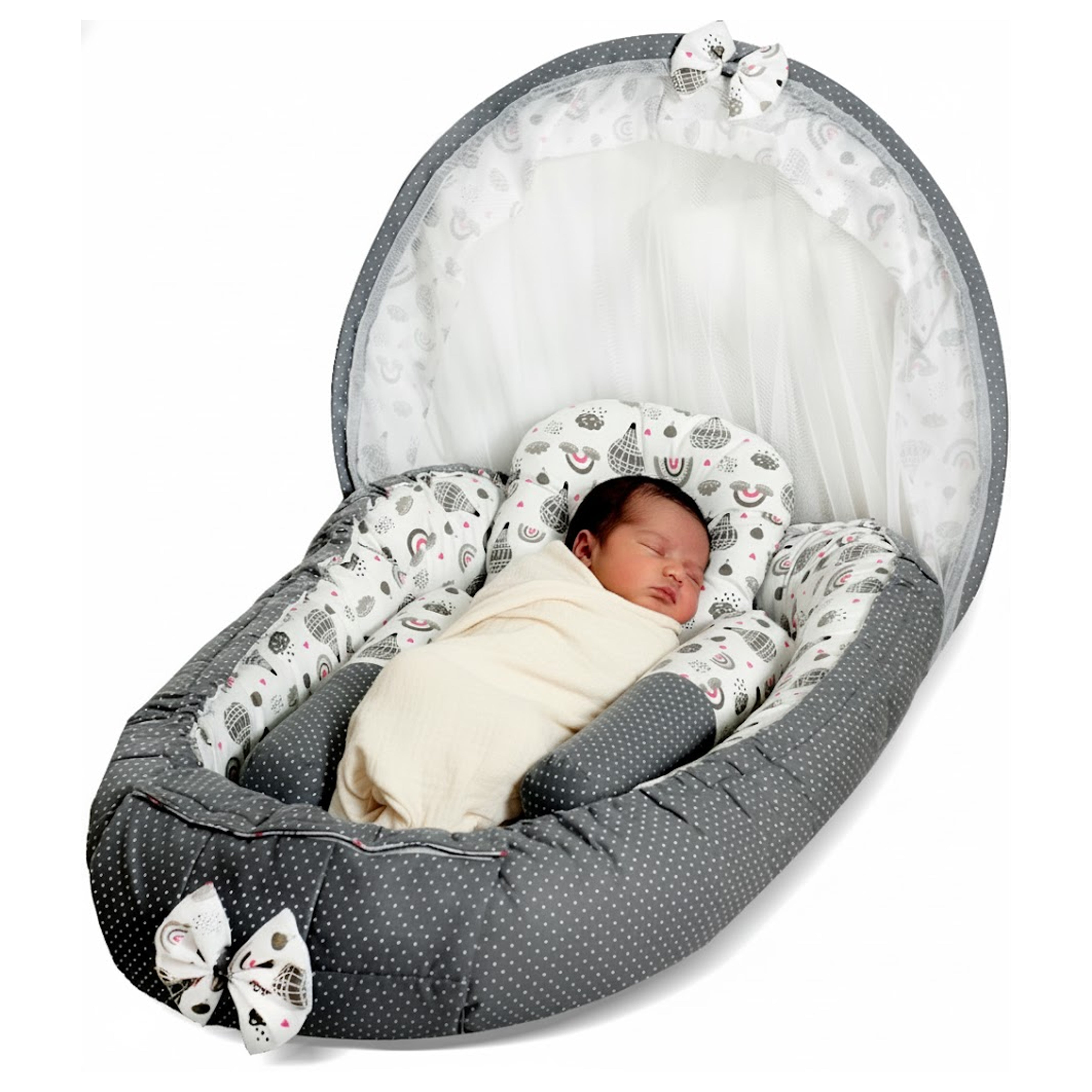 Almond Baby Bed