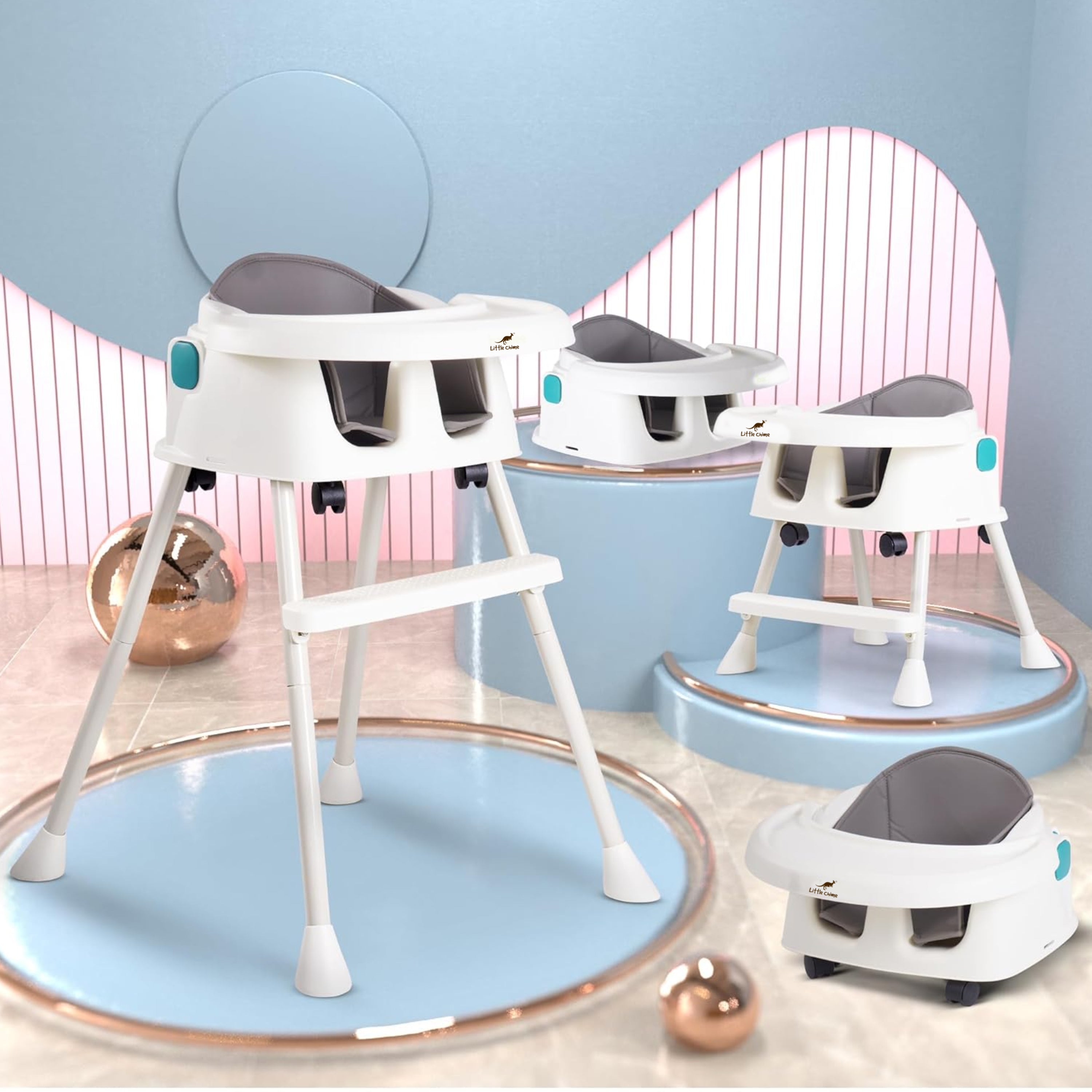 Convertible Kids High Chair for Baby