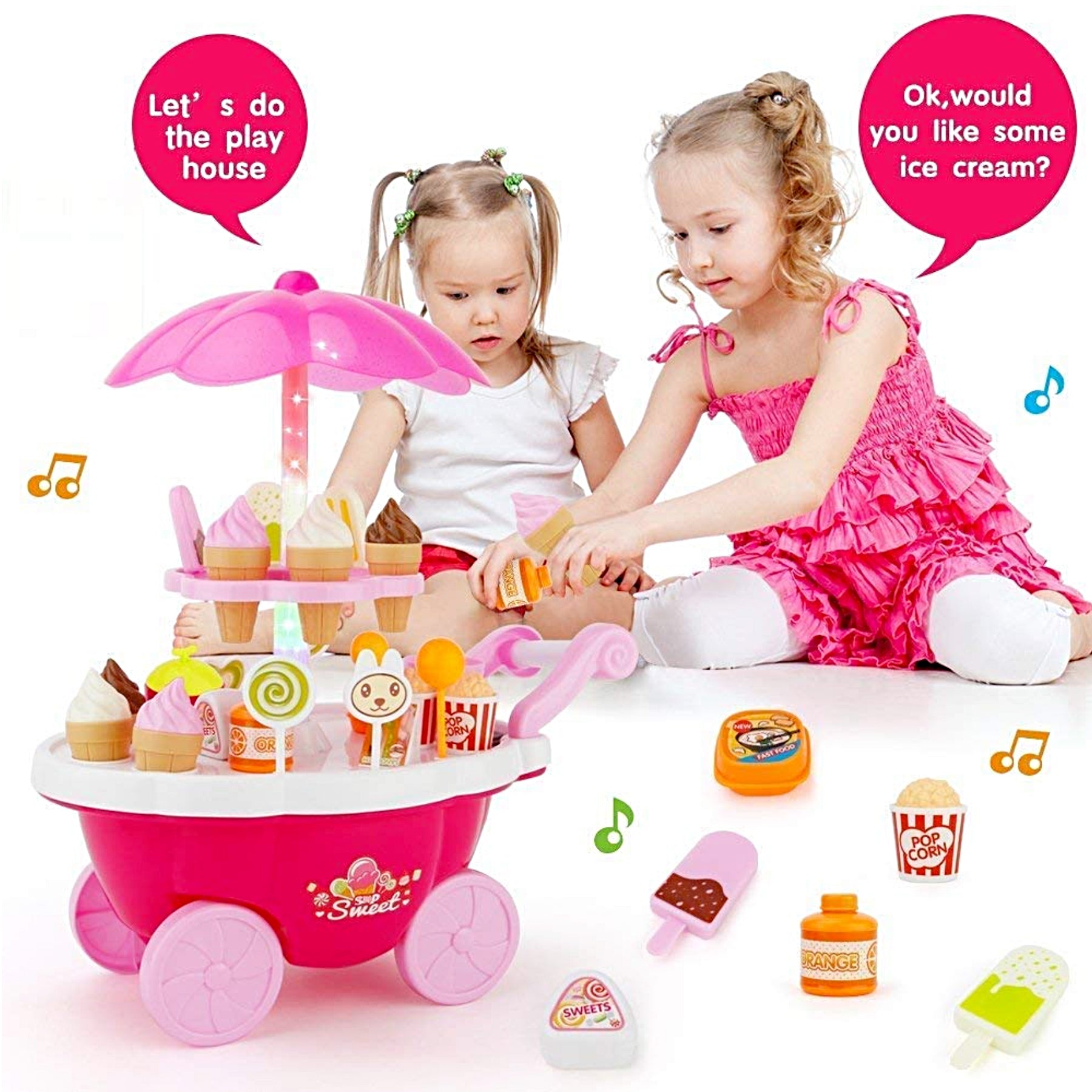 Ice Cream Trolley Set