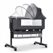 Baby Bedside Crib with 2 Height Adjustable Bed Cot
