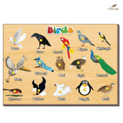 Birds Puzzle Board for Kids