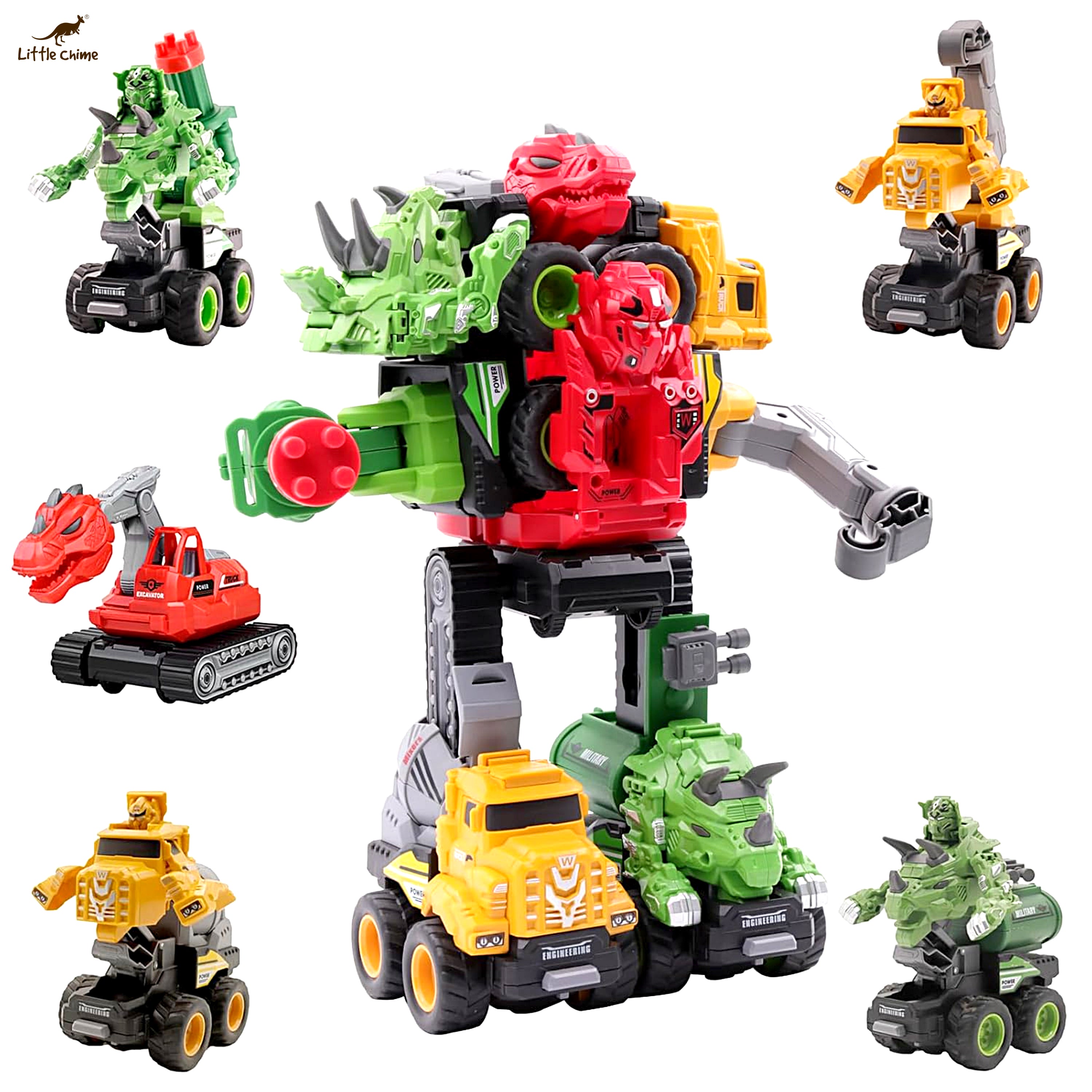 Dinosaur Transform Robot Truck Toy