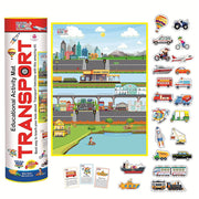 Clever Kids Educational Transport Activity Mat