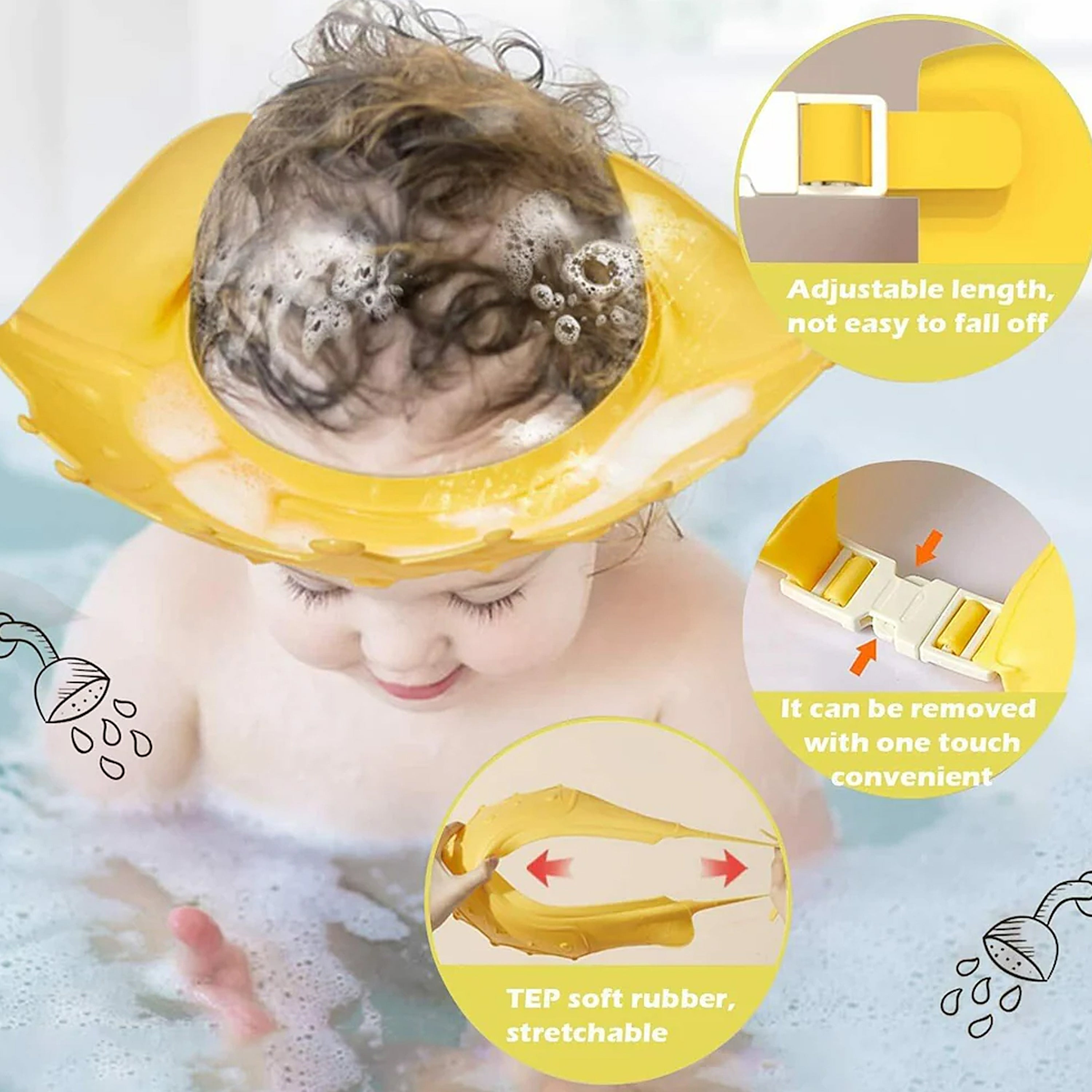 Baby Shower Cap Shield