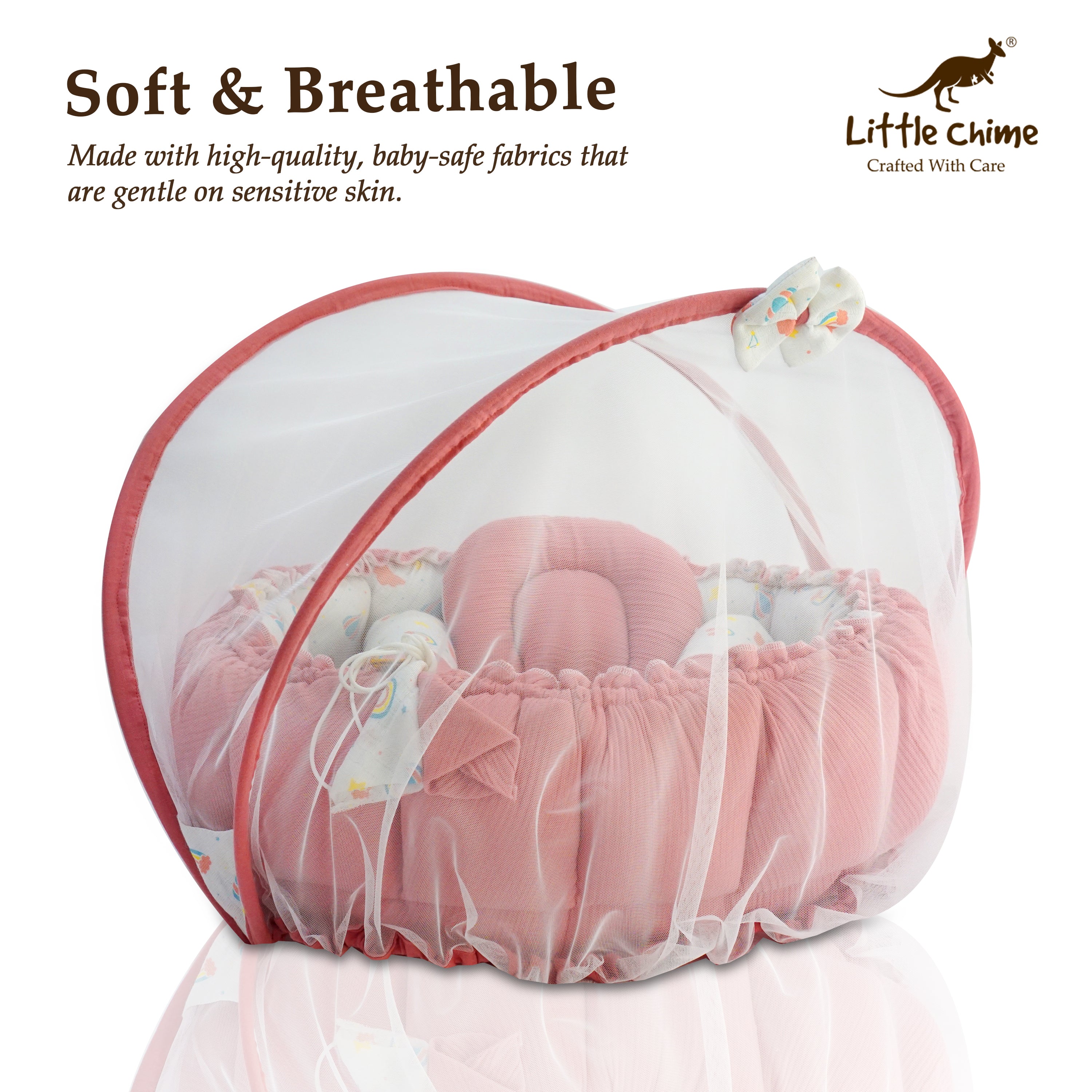 Muslin Round Bed