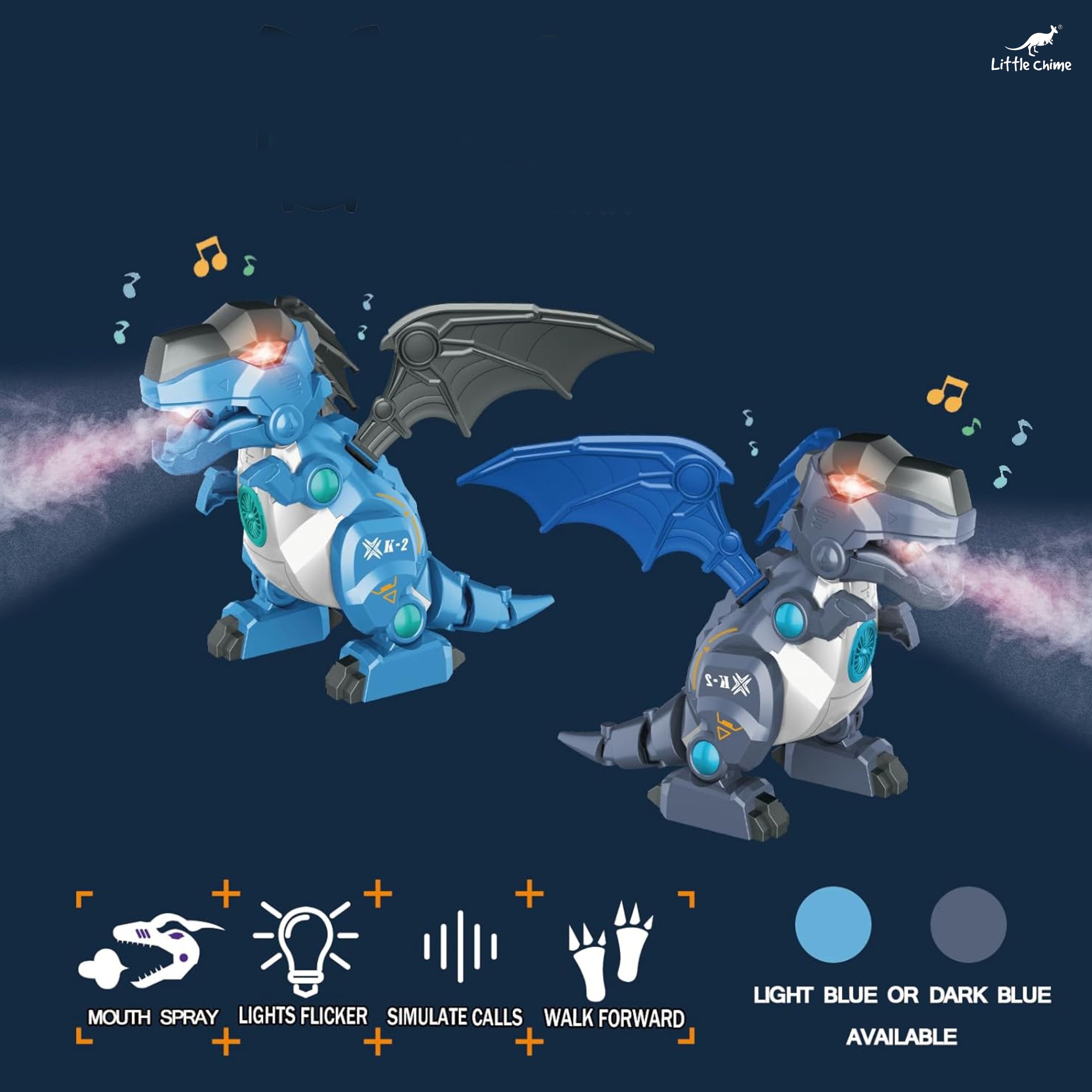 Tassino Electric Spray Dinosaur Toy