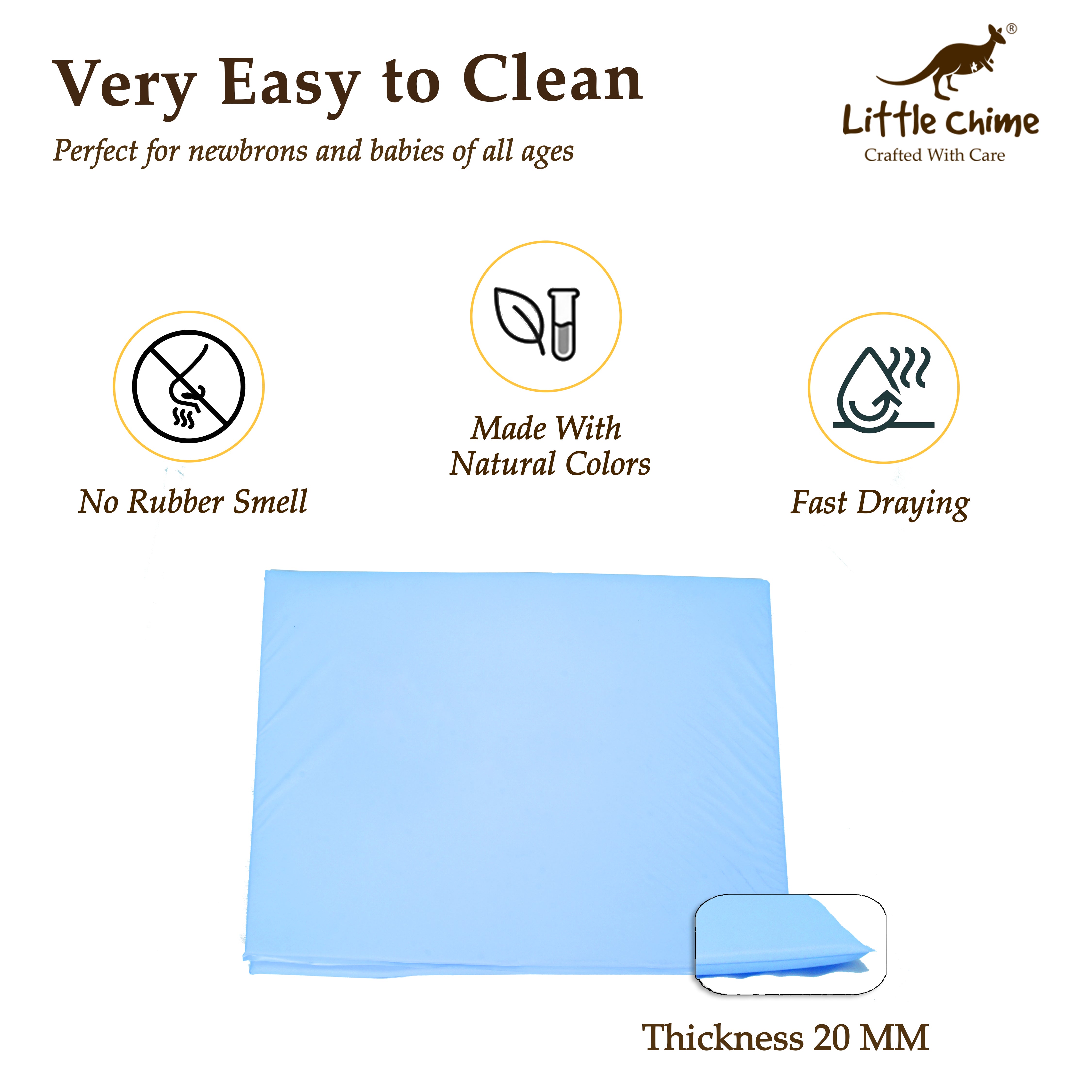 Tulips 20 mm Bed Protector Sheet