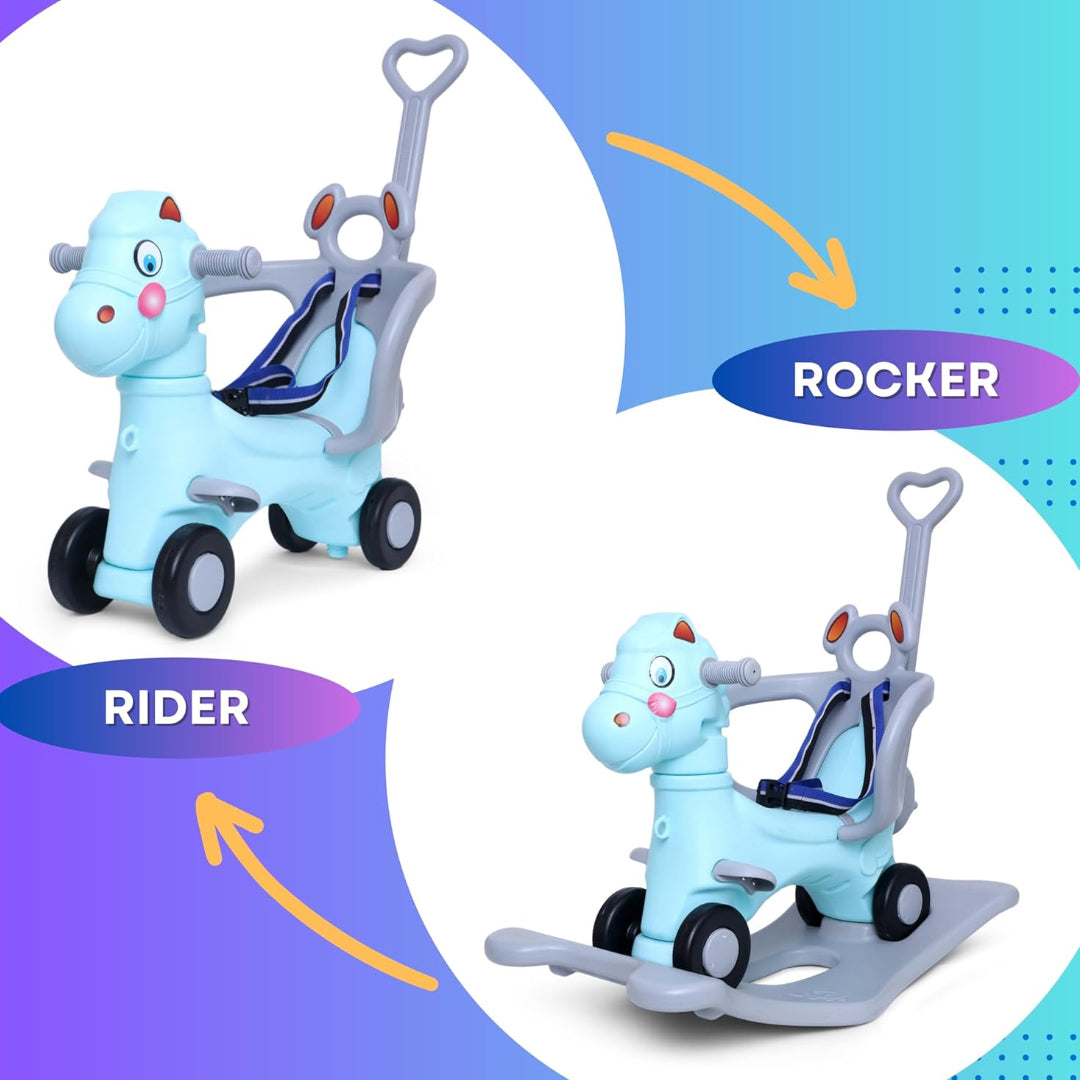 Horse Ride-On Rocker and Rider