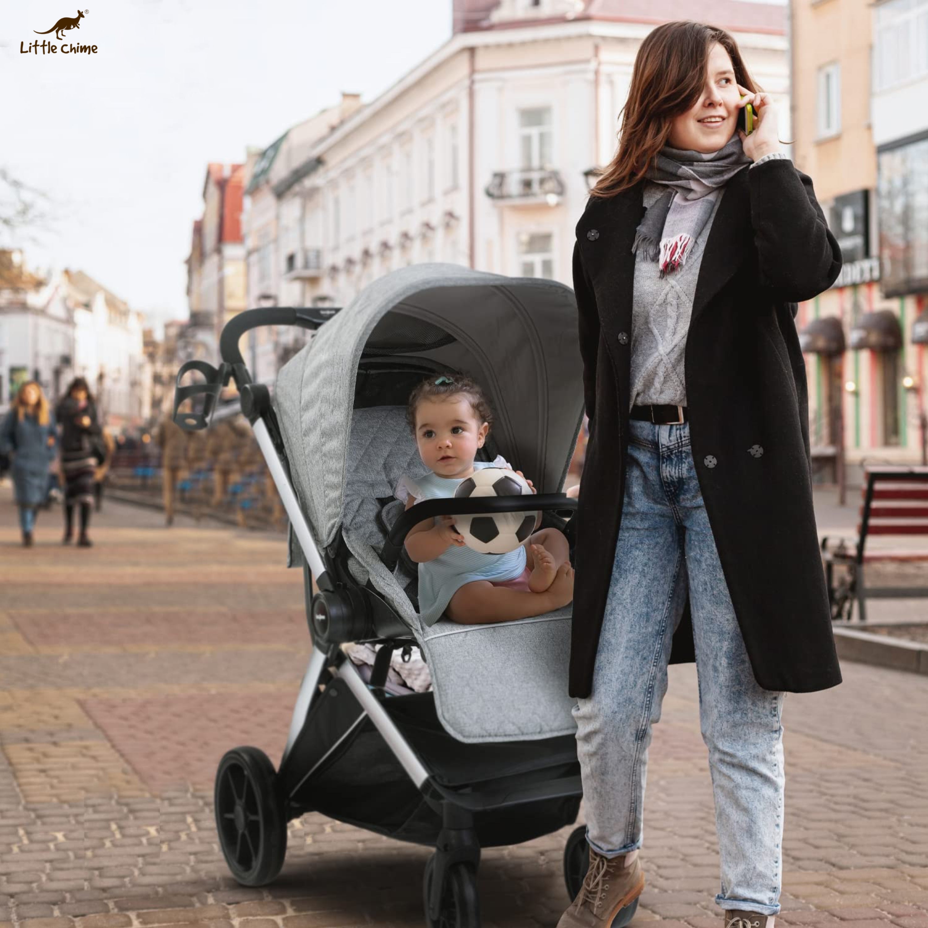 Convertible Baby Pram Stroller with Car Seat Combo