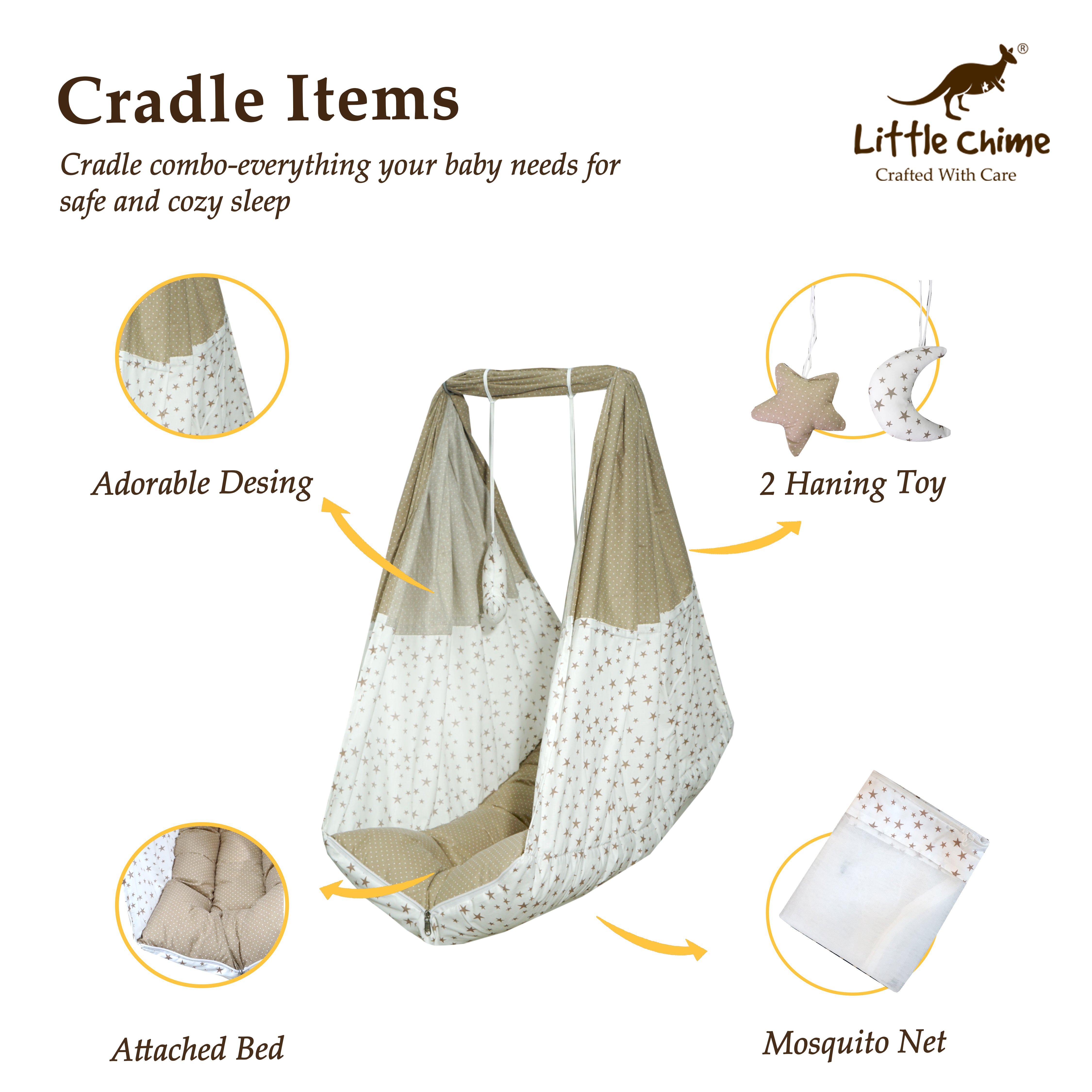 Attached Bed Cradle Cloth