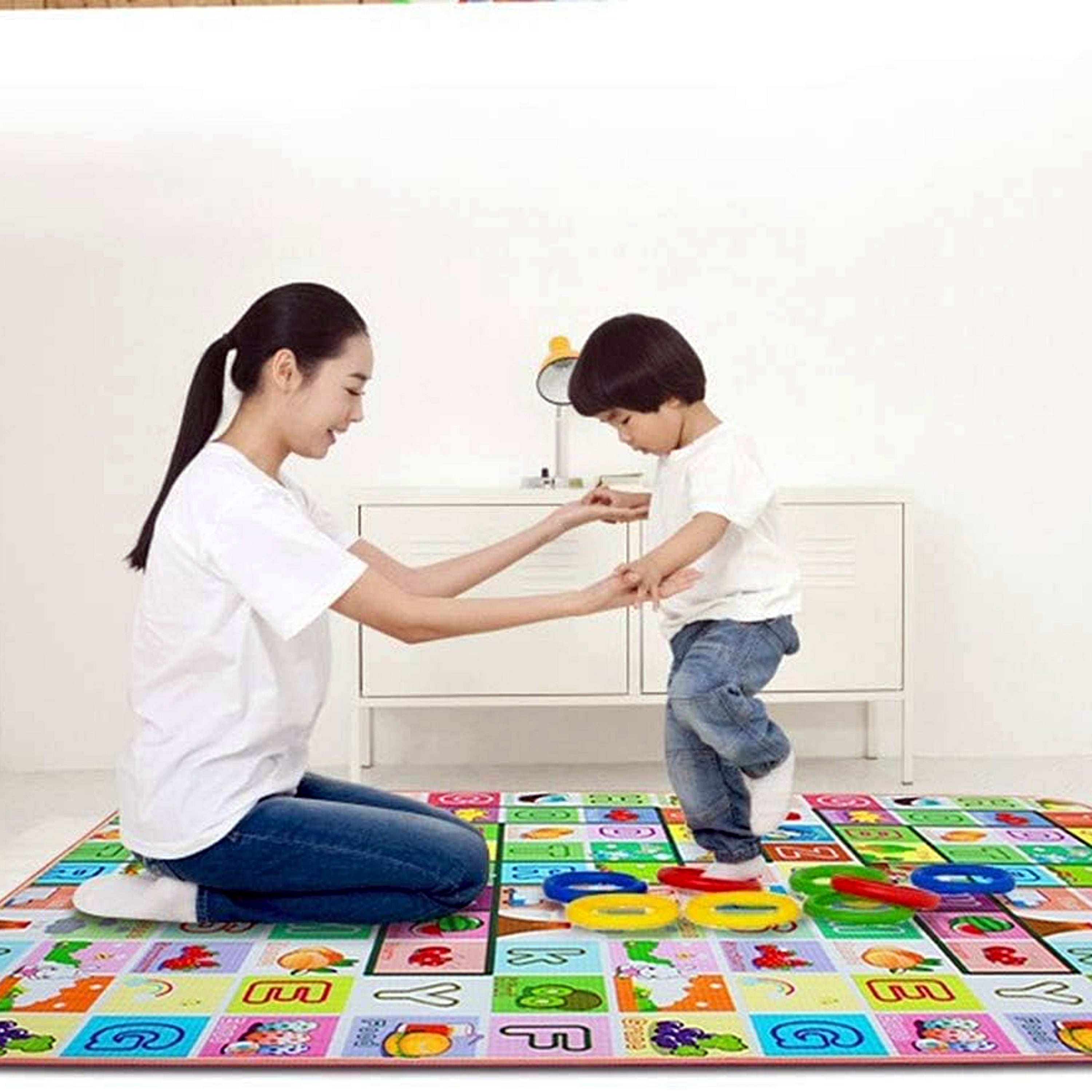 Kids Care Play Mat Baby Crawling Floor Mat Folding