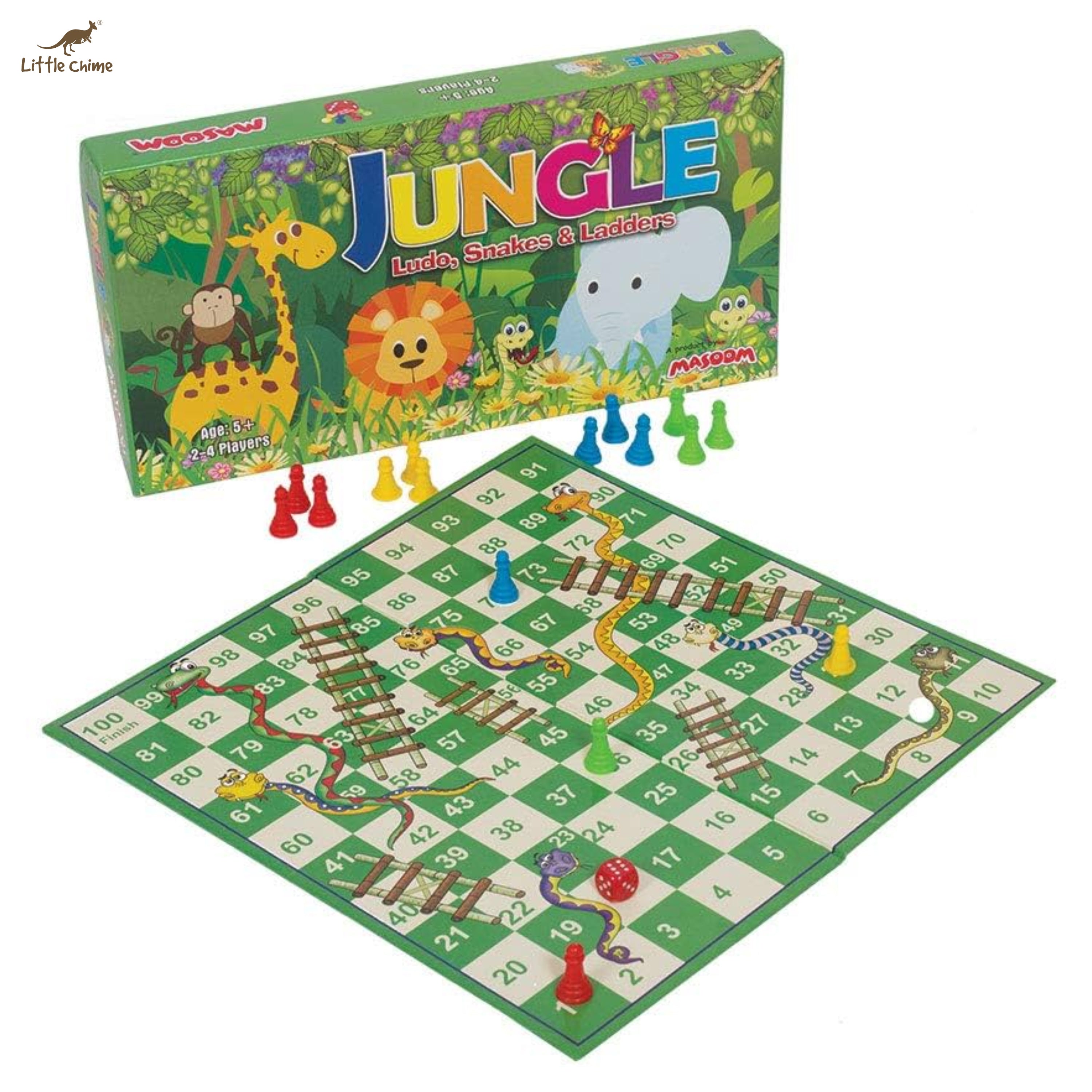 Masoom Jungle Ludo Snakes and Ladder