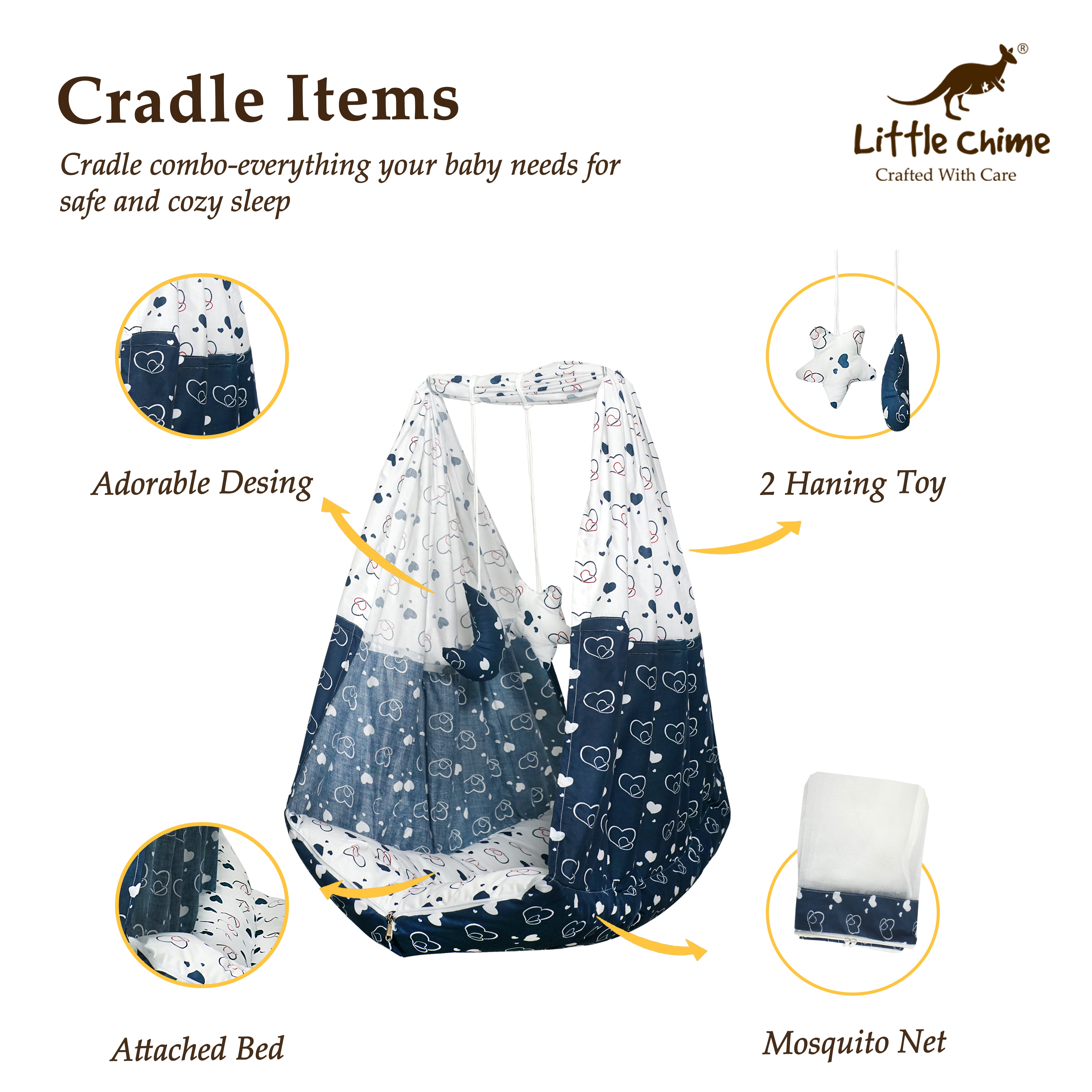 Attached Bed Cradle Cloth