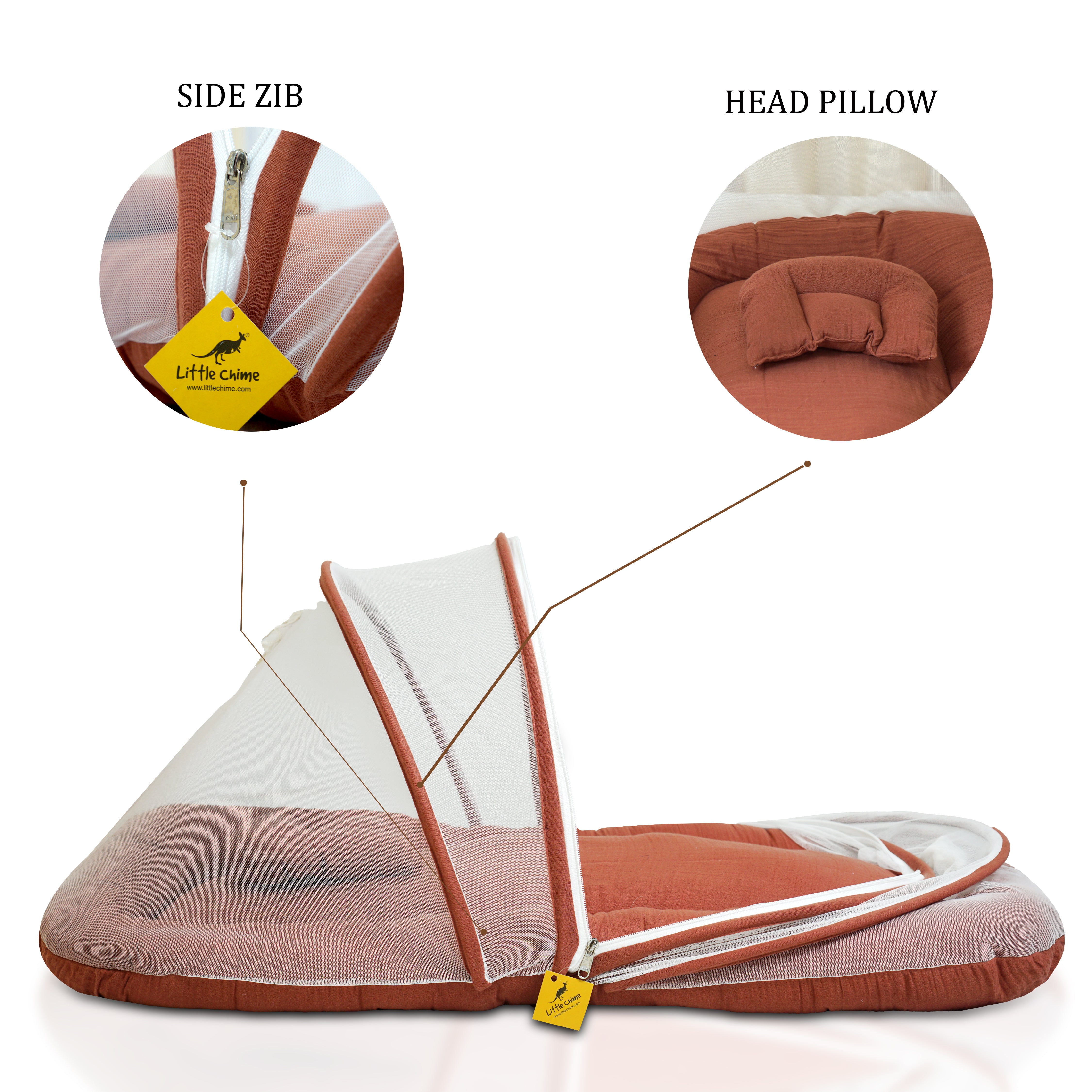 6 Piece Muslin Bed Combo