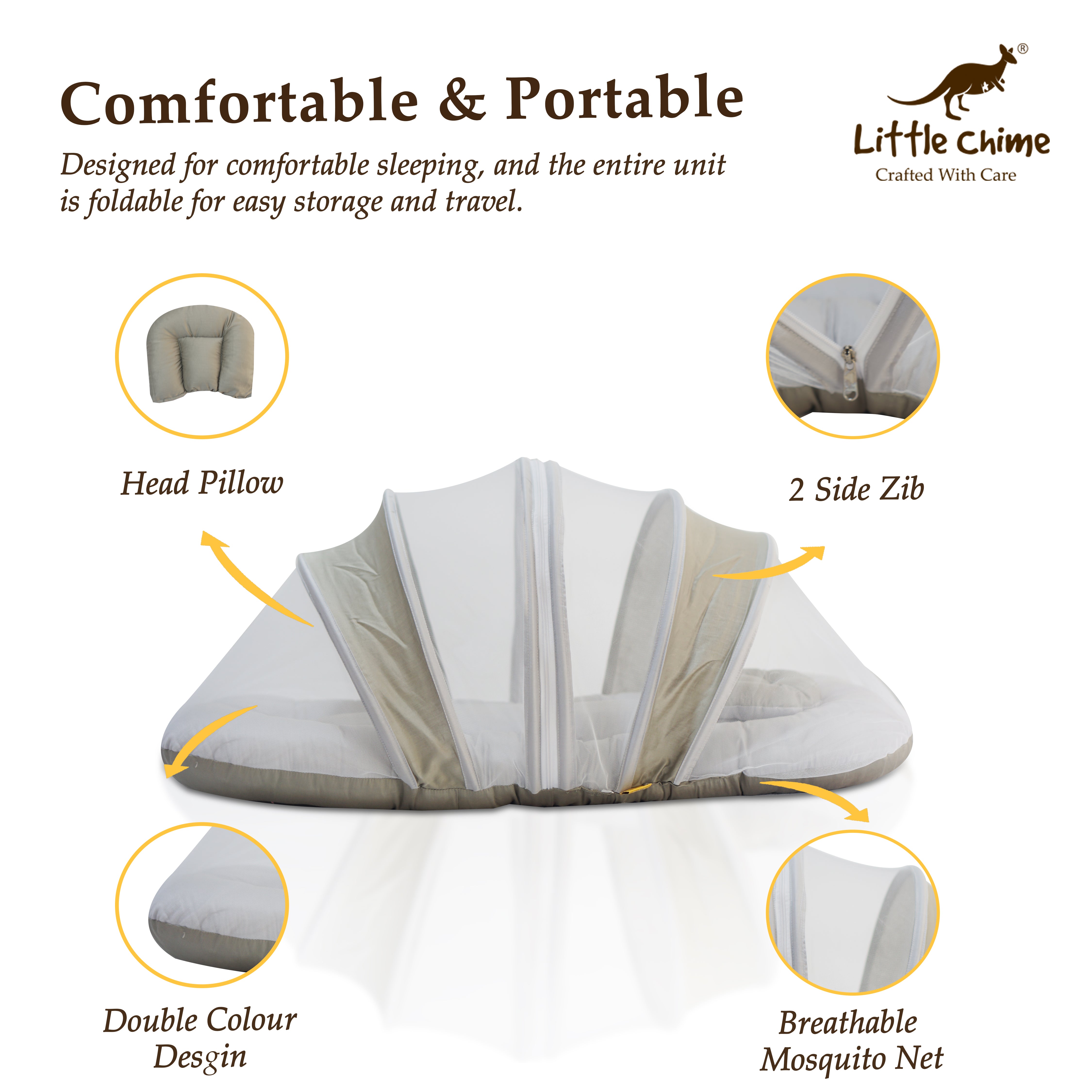 Baby Bed with Mosquito Net