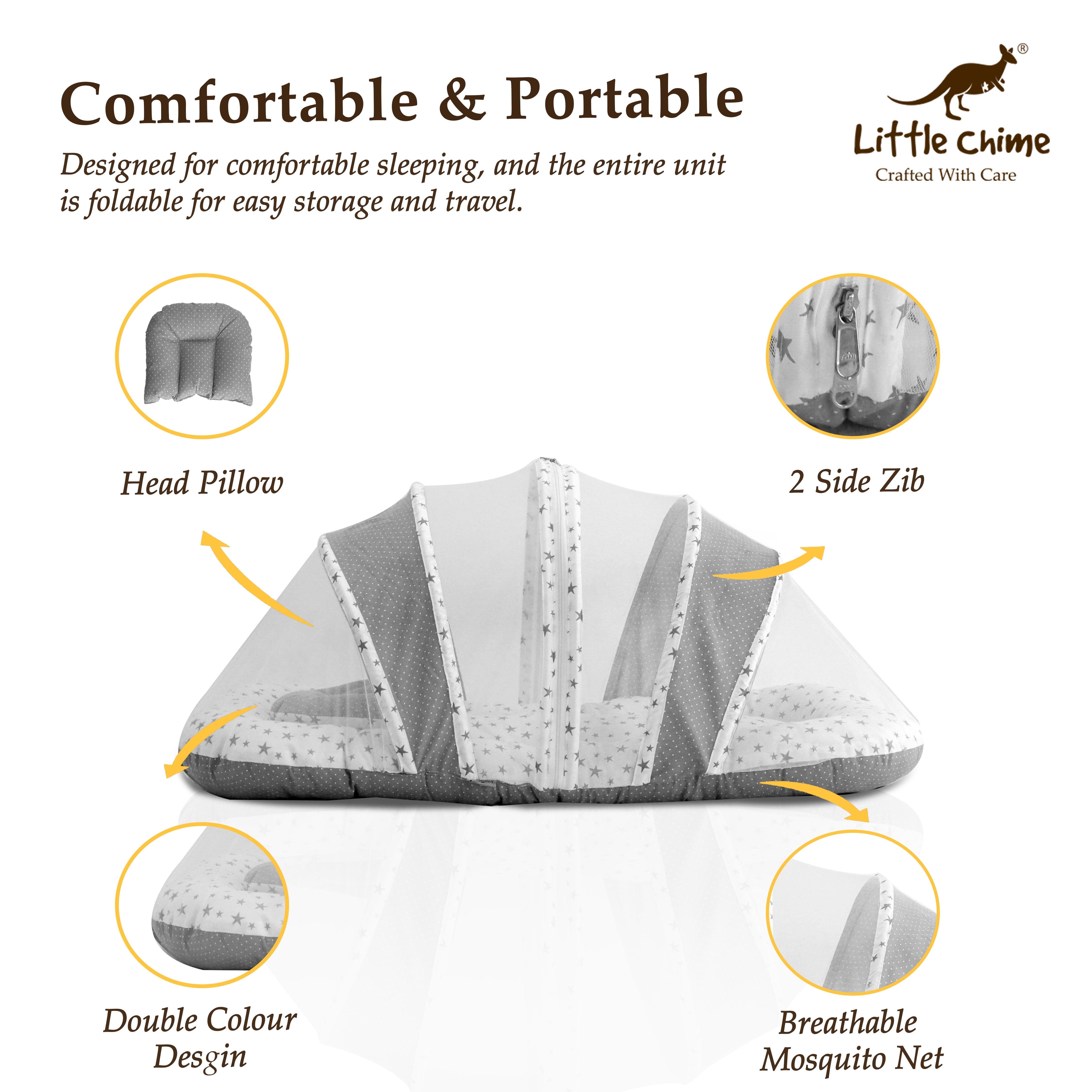 Baby Bed with Mosquito Net