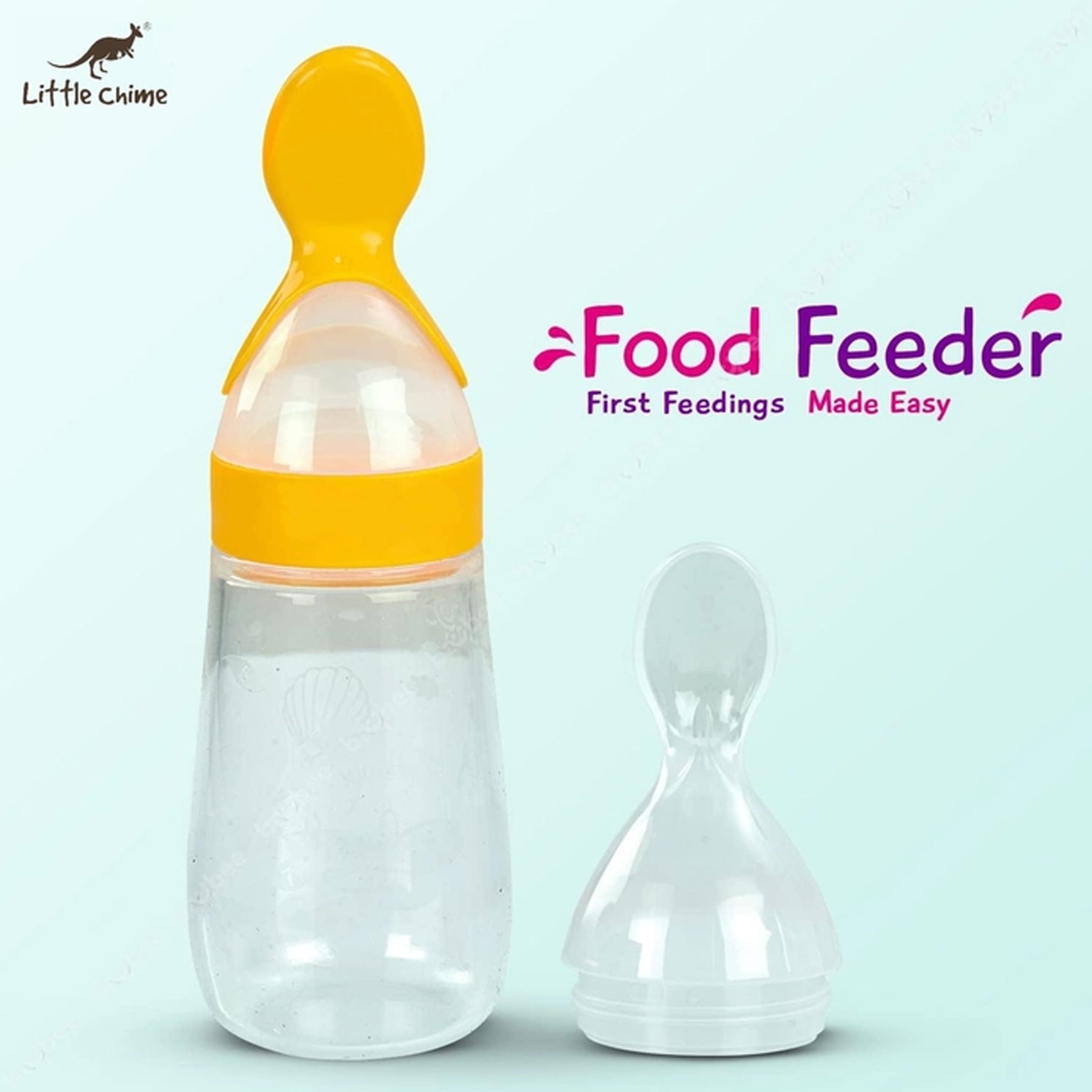 Feeding Bottle with Spoon For Baby