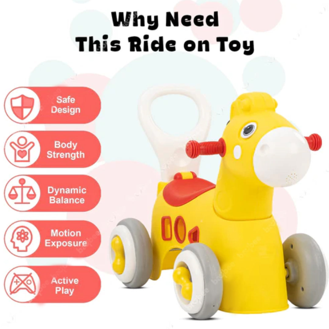 Giraffe Horse Rider Ride