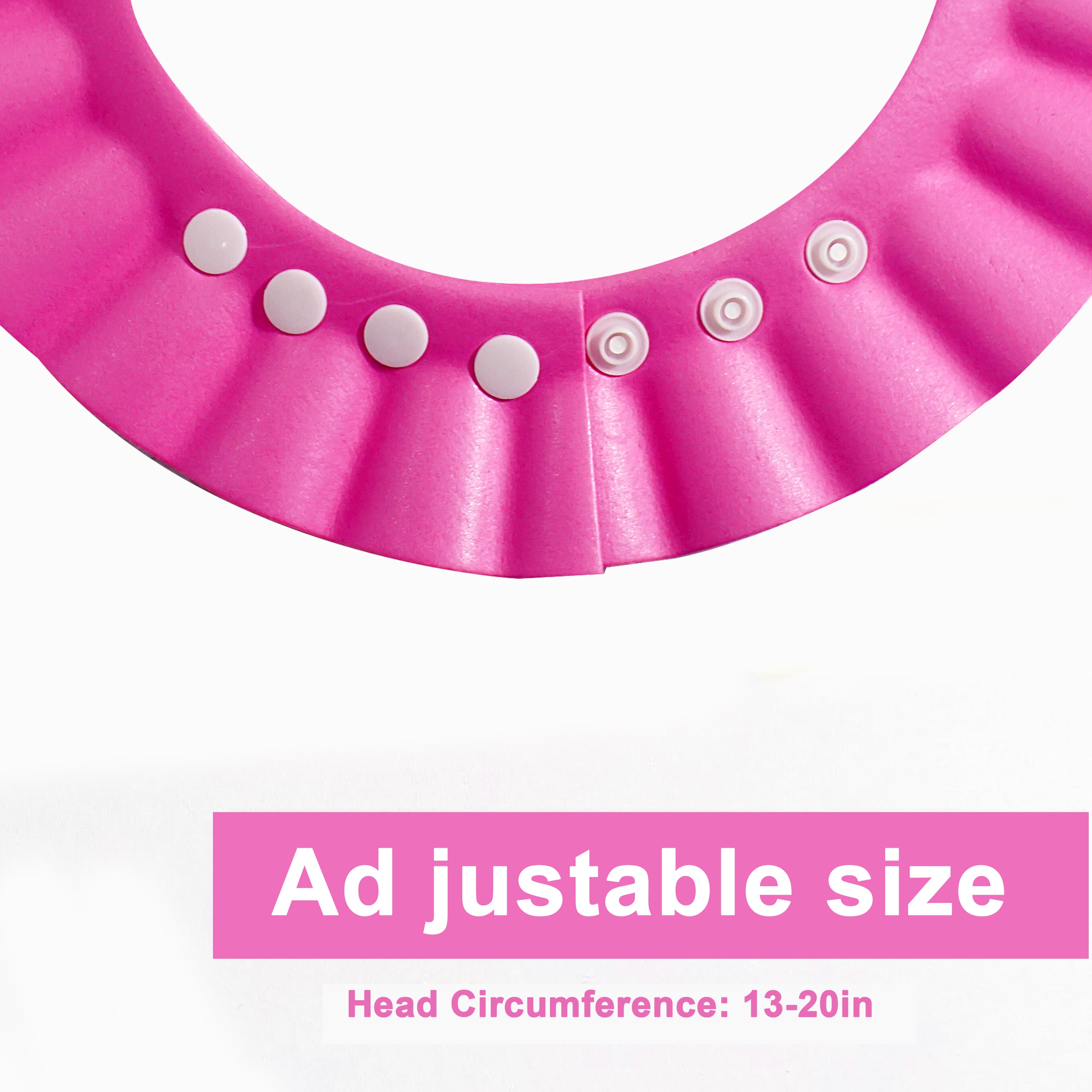 Shower Cap Soft Adjustable Baby Bath Head Cap