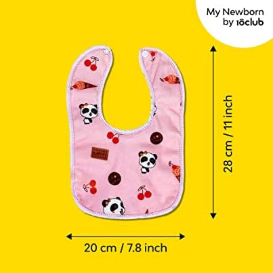 Baby Bibs with Cartoon Prints