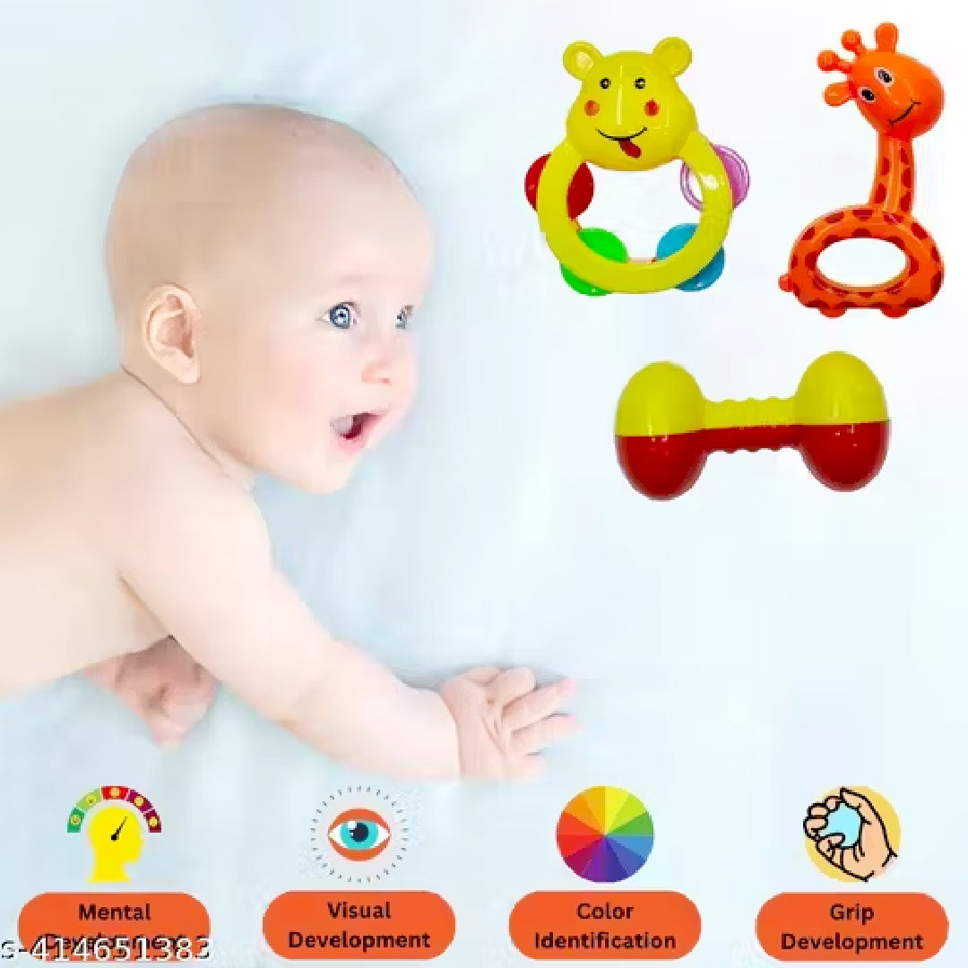Rattle set for kids ,3 pieces