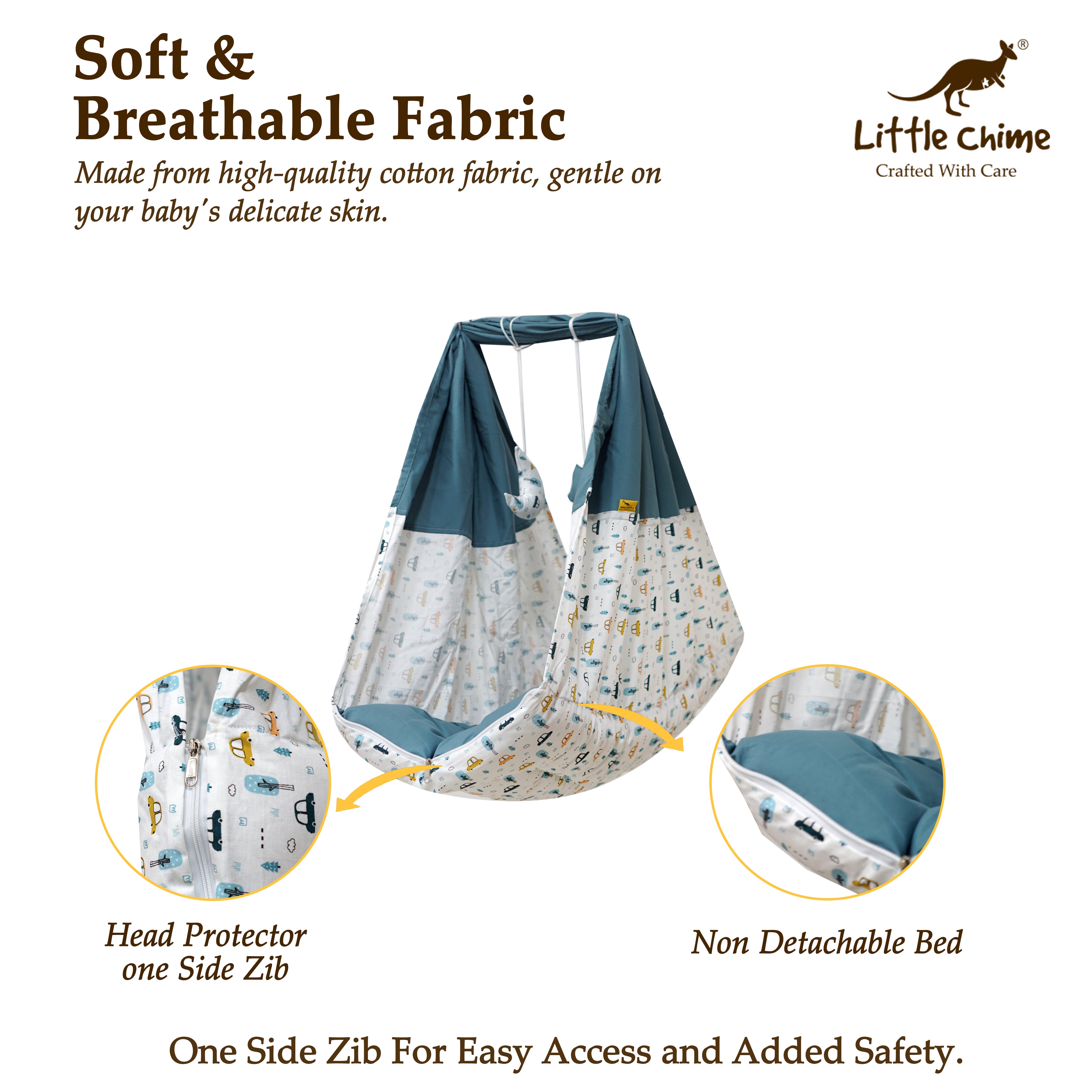 Cotton Bed Cradle Combo