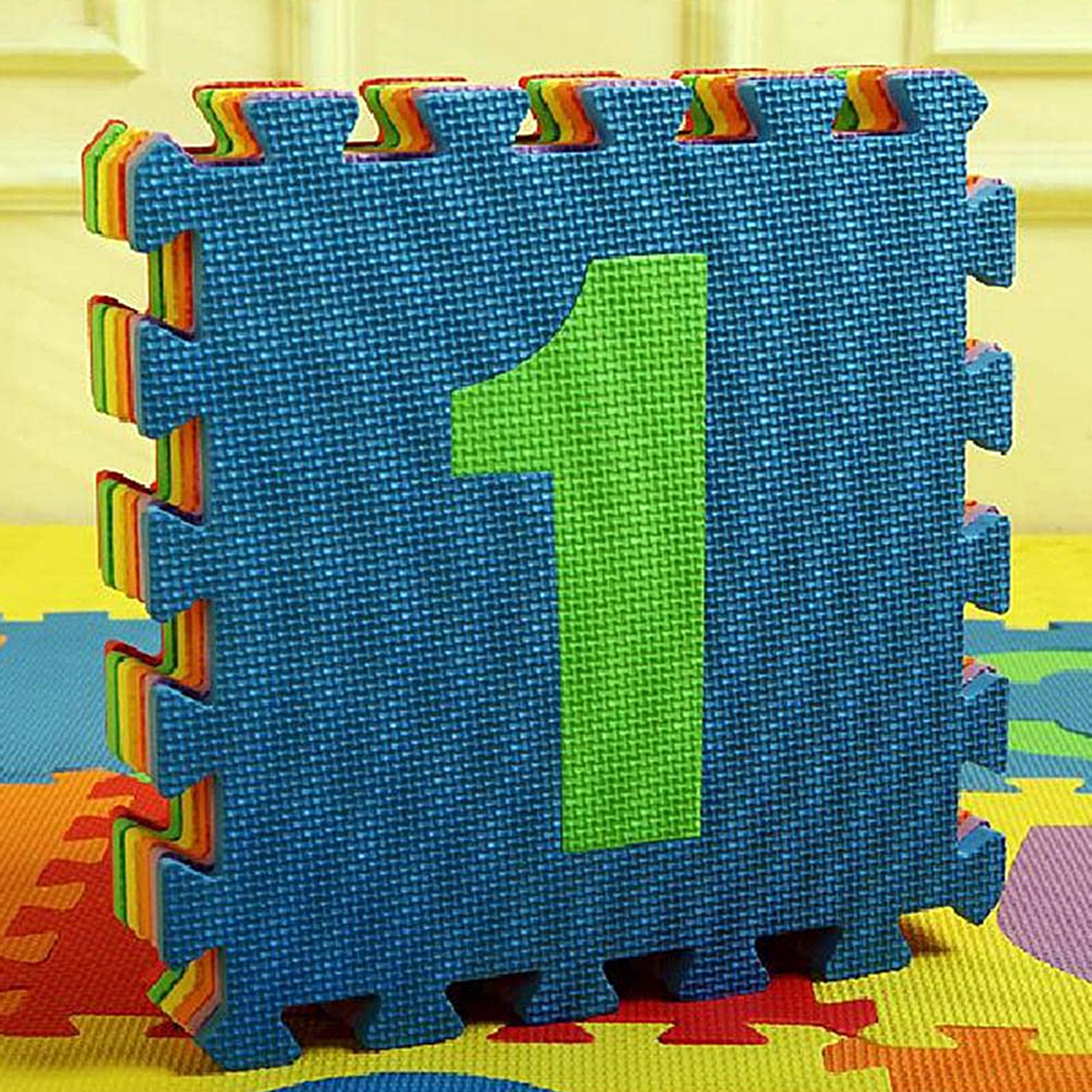 UniqMart 10 Pieces Foam Puzzle Exercise Mat