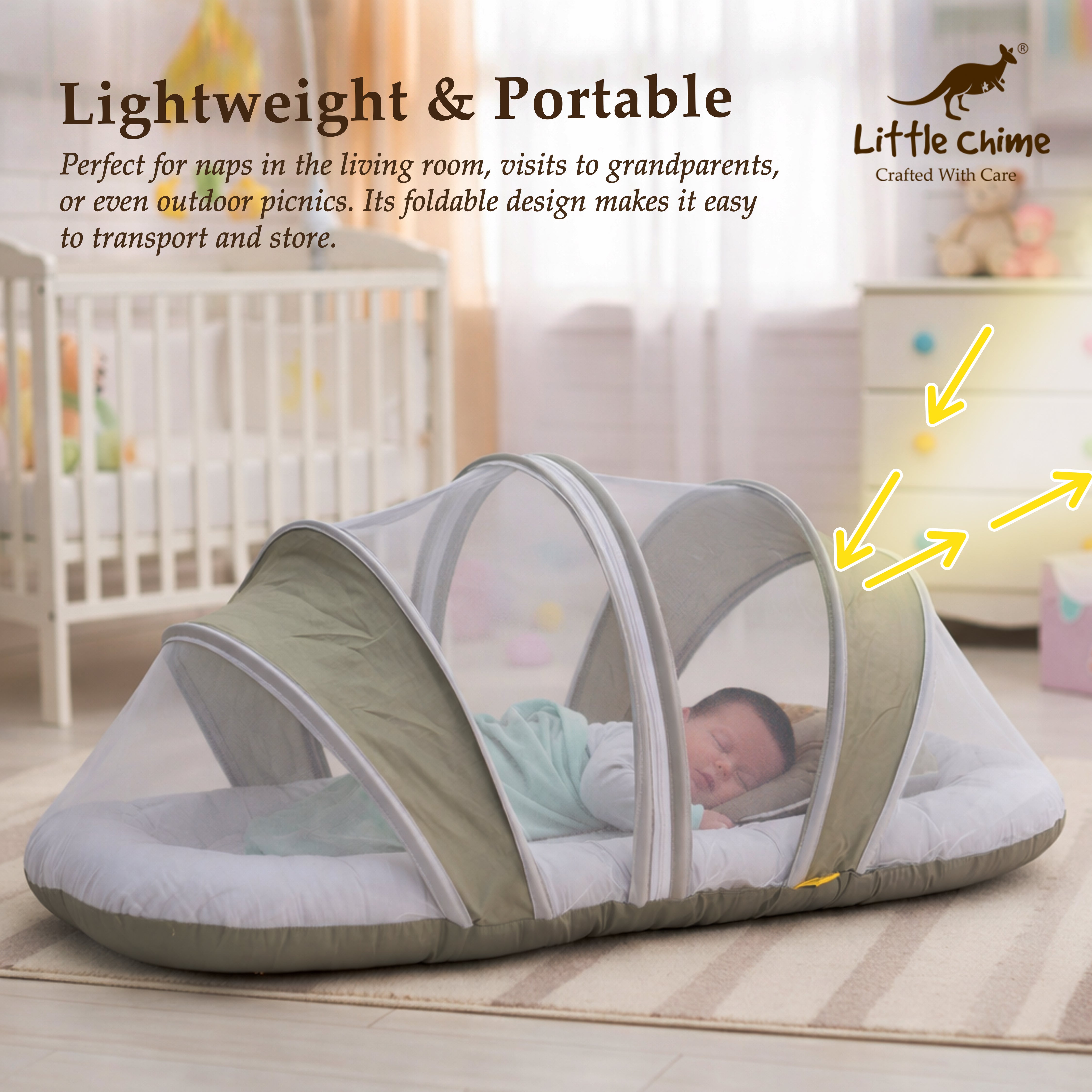 Baby Bed with Mosquito Net