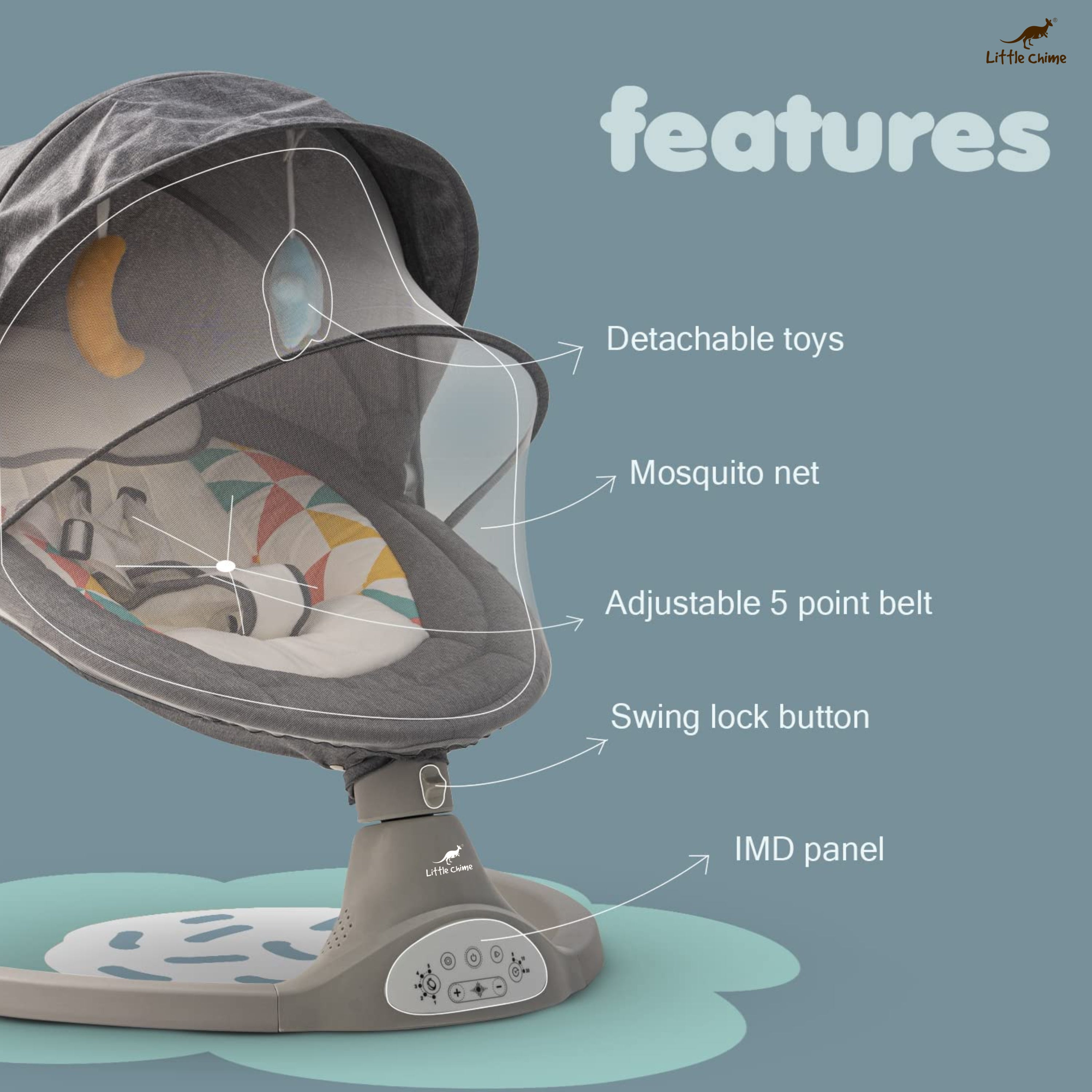 Automatic Electric Baby Swing Cradle