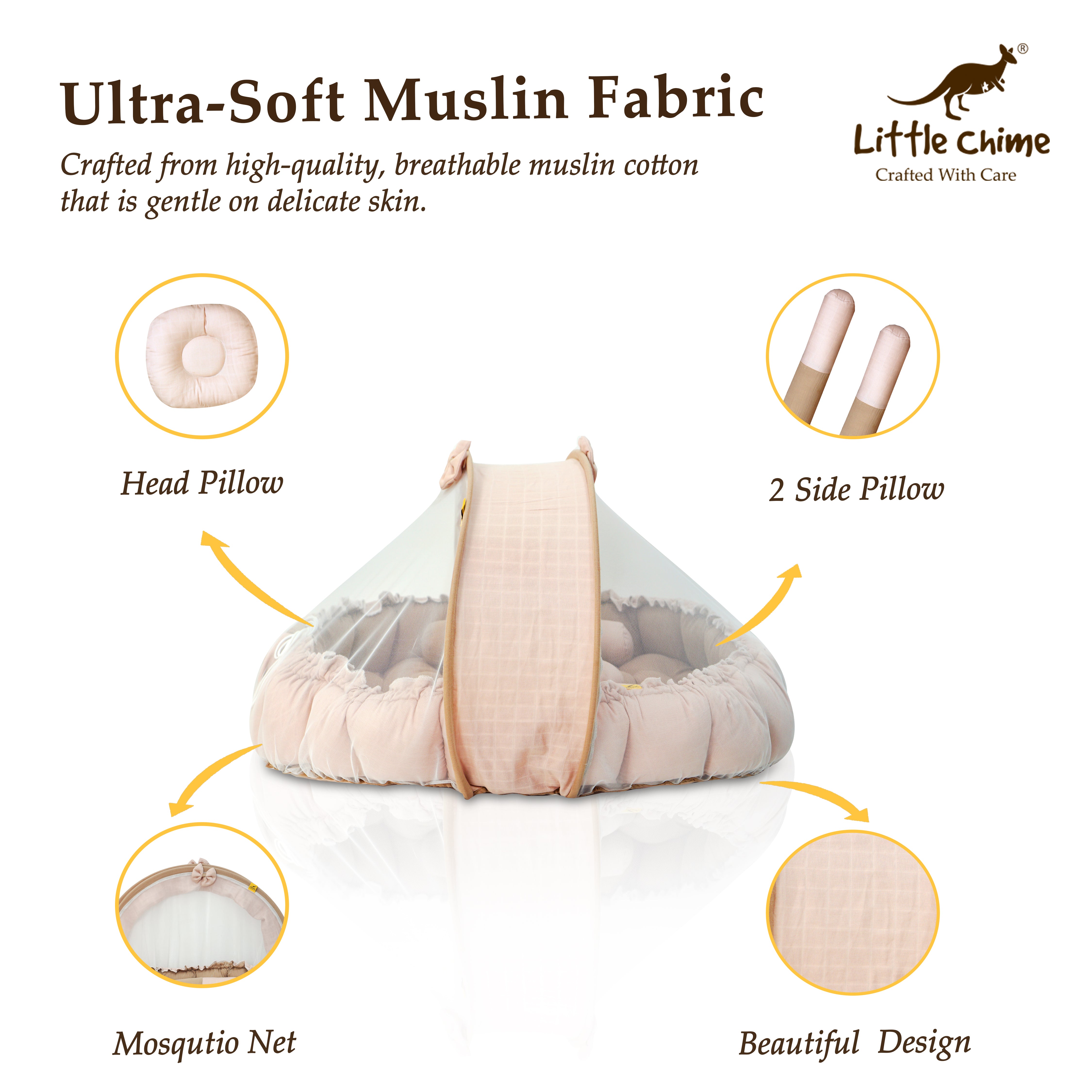 Muslin Owl Baby Bed