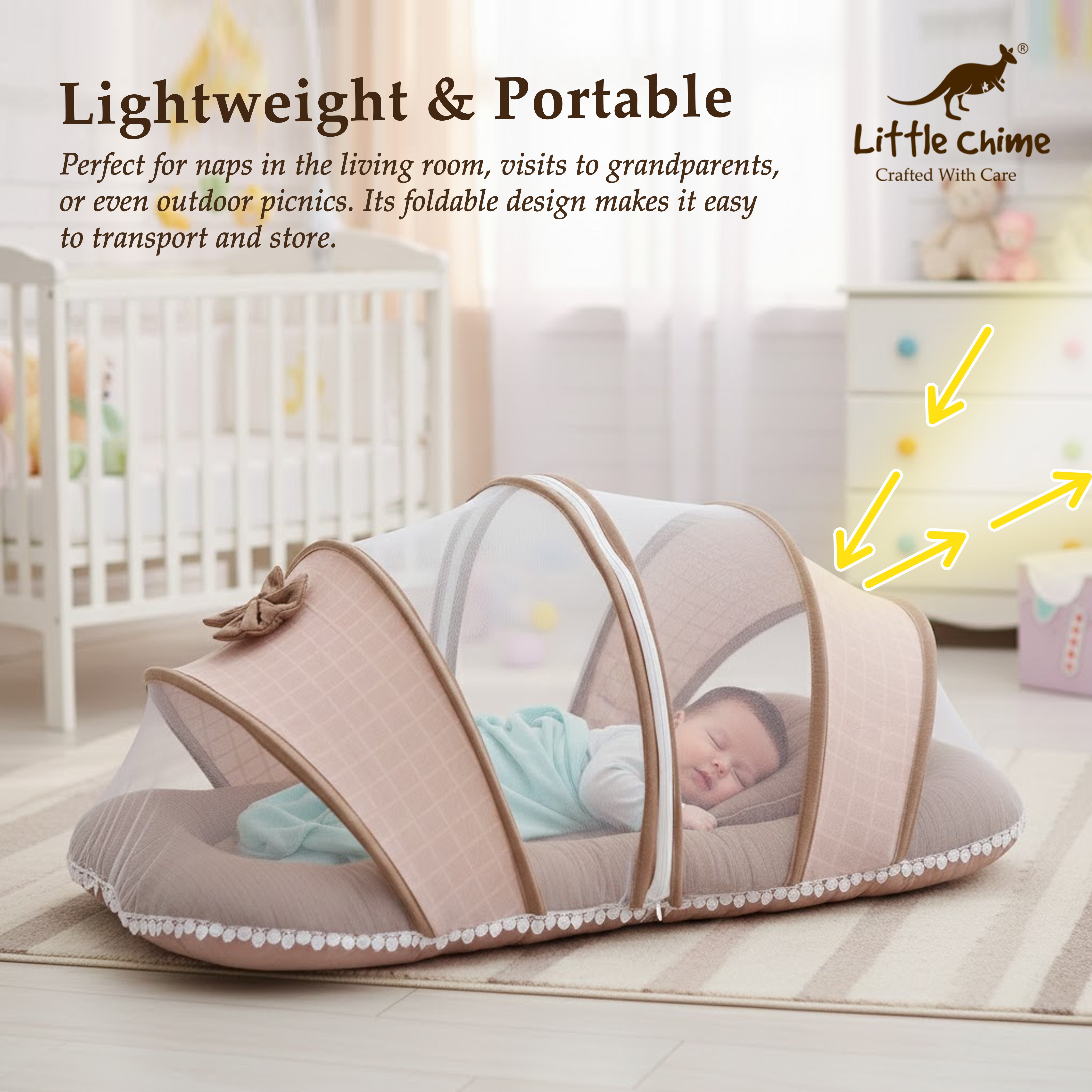 Muslin Baby Net Bed
