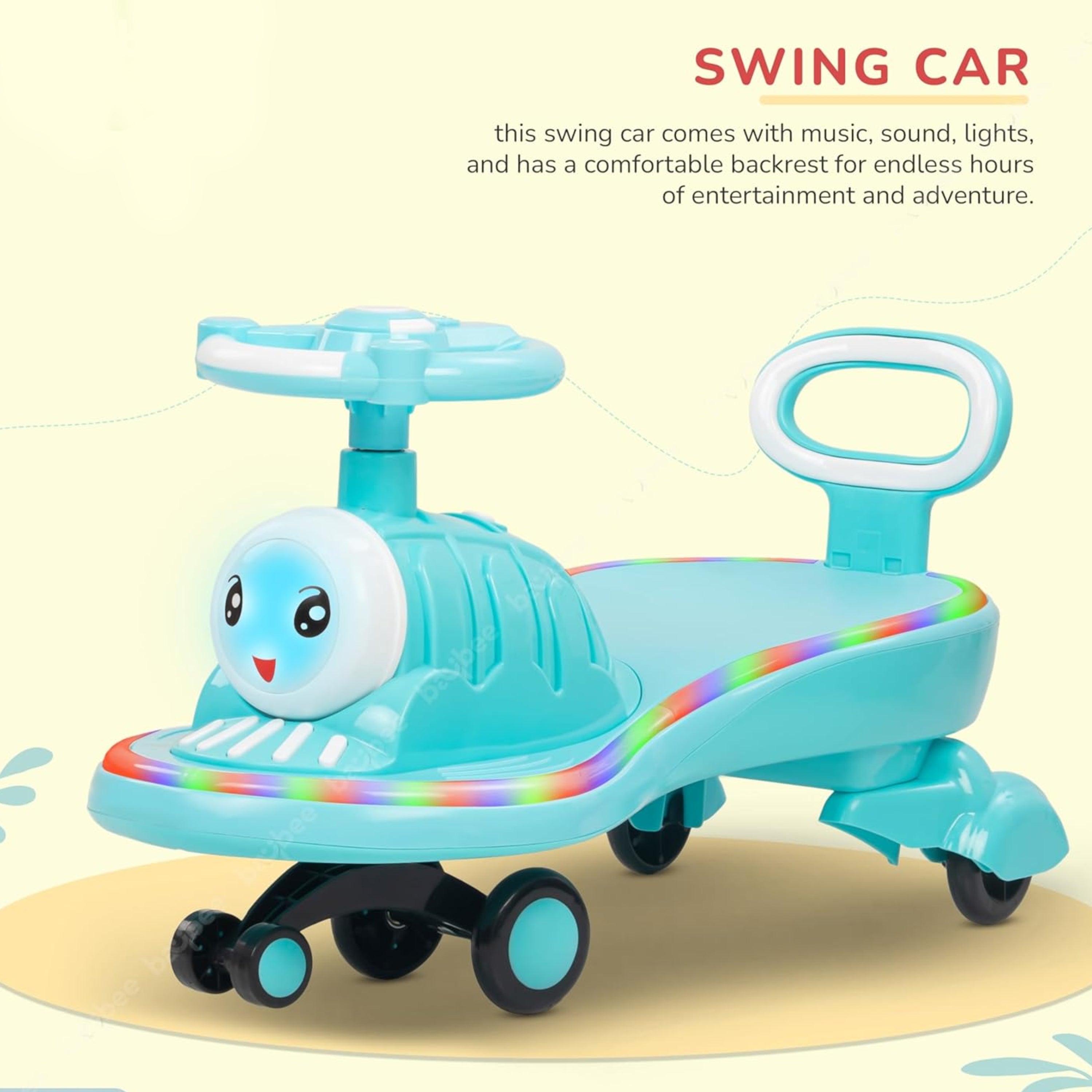 Tranz Kids Magic Swing Car for Kids