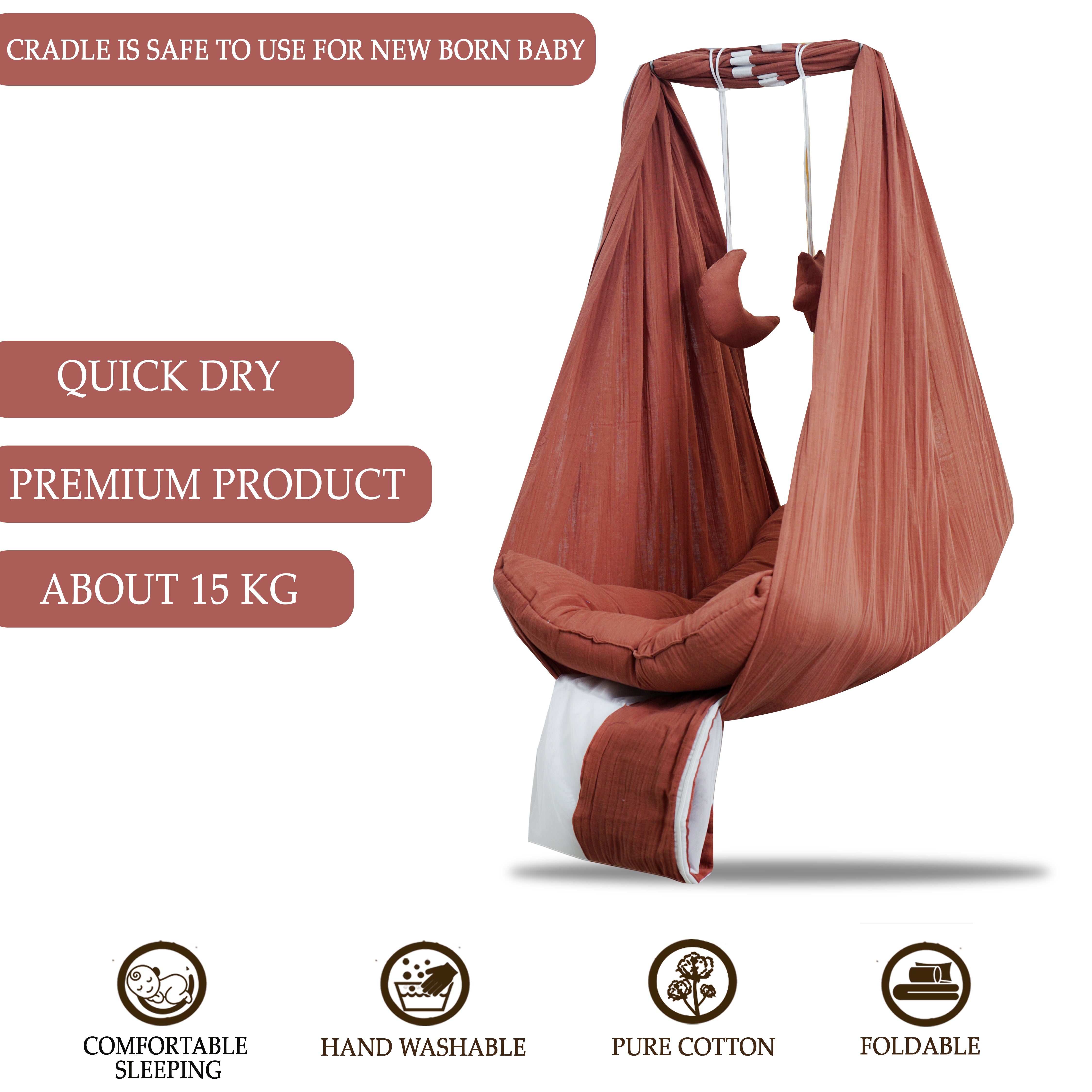 6 Piece Muslin Bed Combo