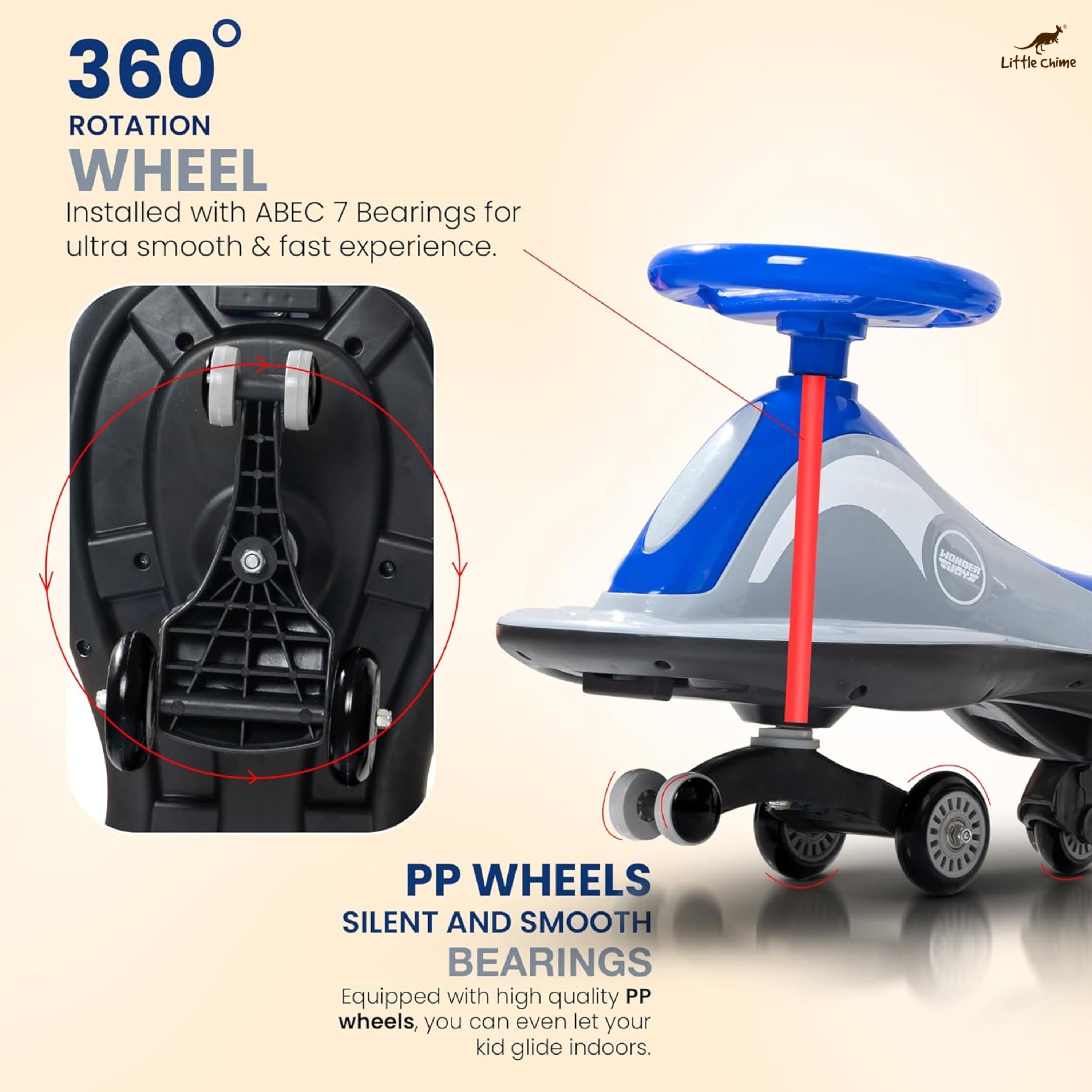 Pluto Baby Swing Car