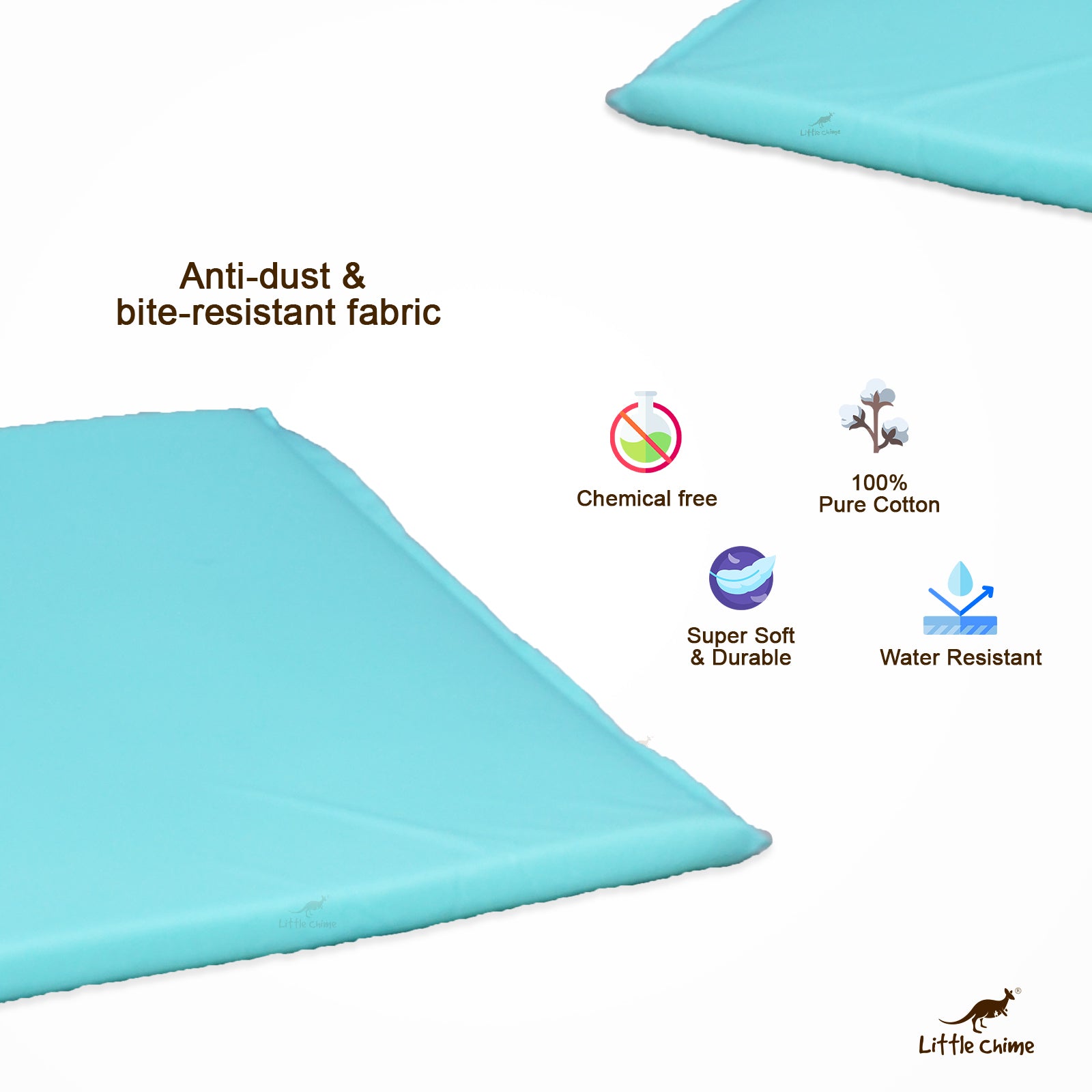 Tulips 20 mm Bed Protector Sheet