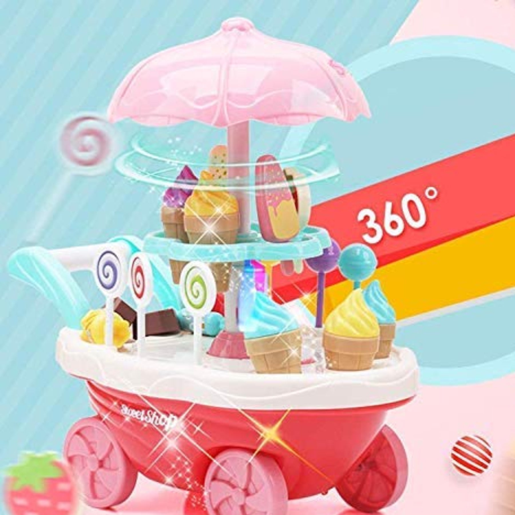 Ice Cream Trolley Set