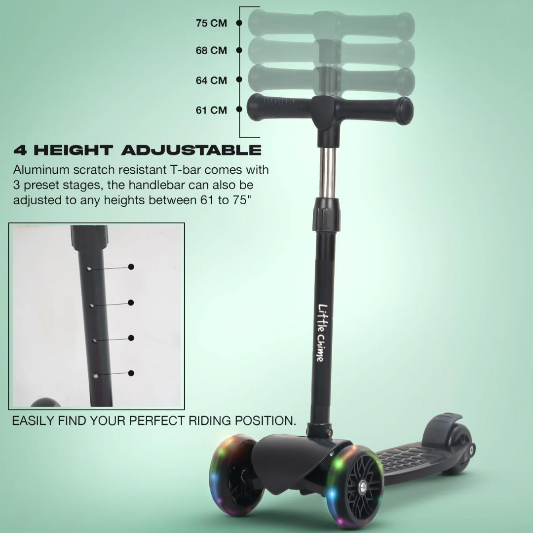 Zoomie Foldable Kick Scooter for Kids