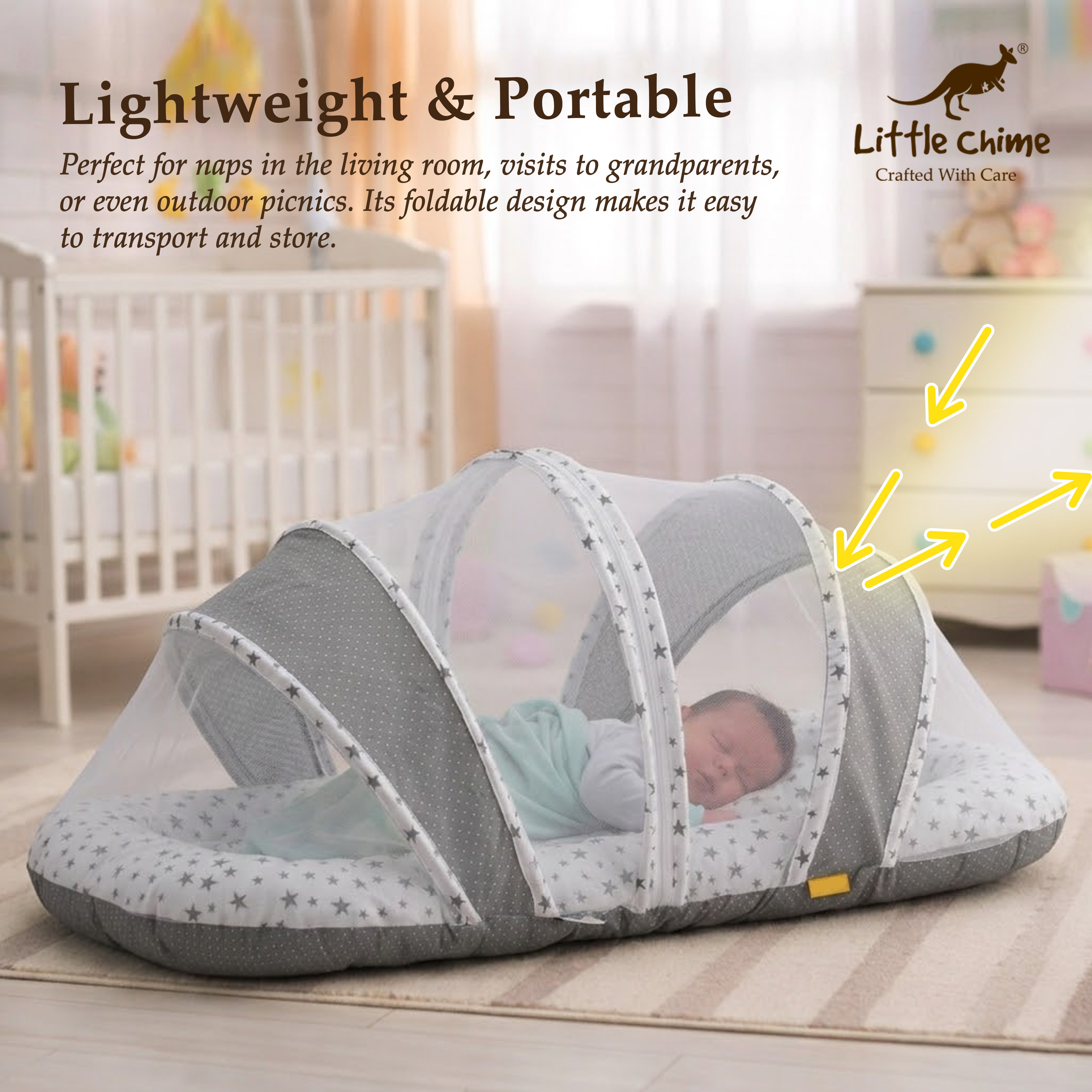 Baby Bed with Mosquito Net