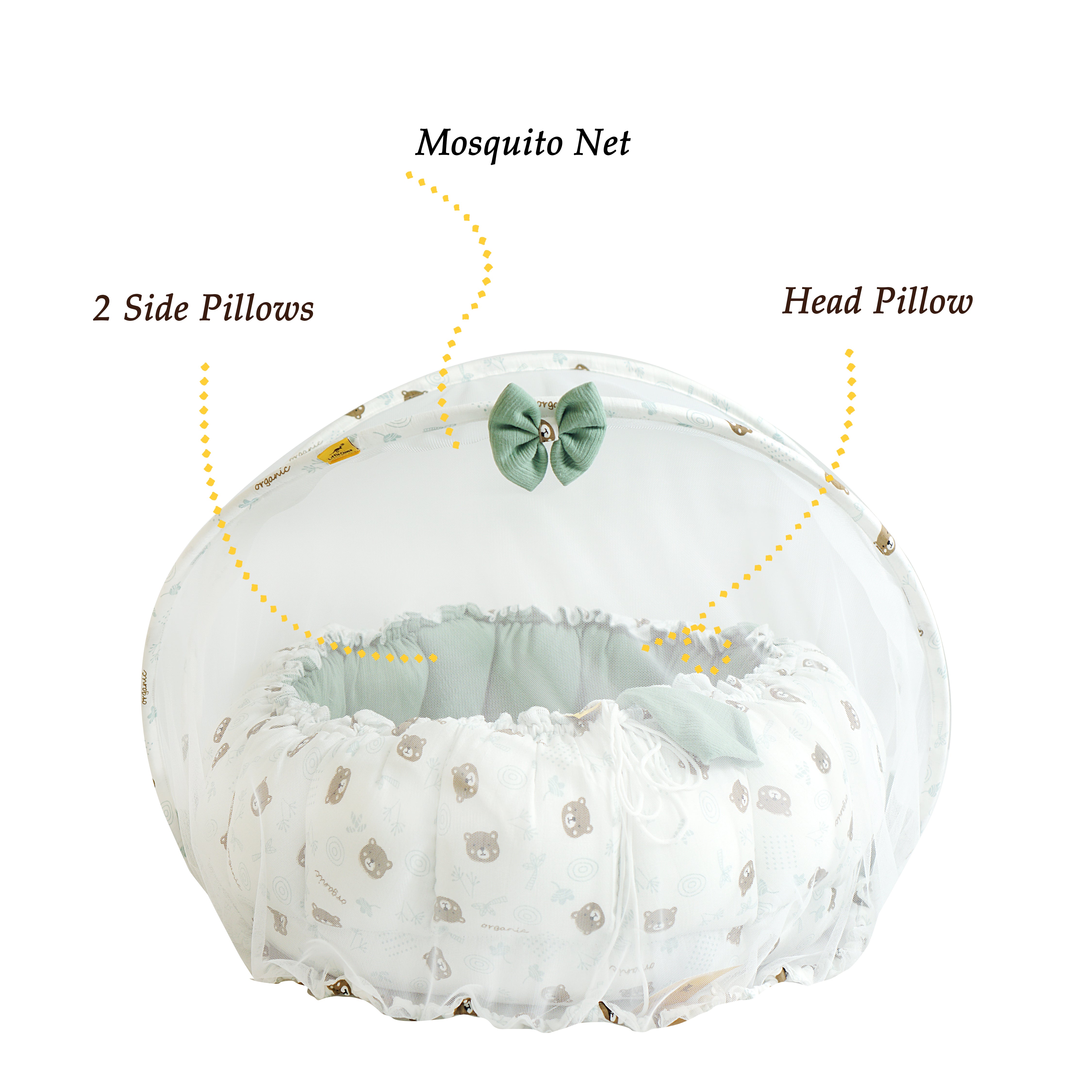 2 Piece Muslin Bed Combo